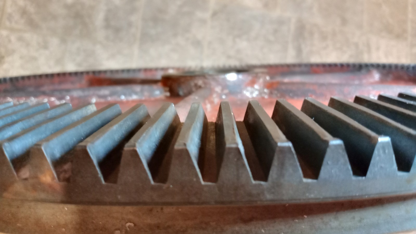 Used Marvel 8 Bandsaw Lower Wheel Assembly and Parts 8-1205 for 3/4″ Blade