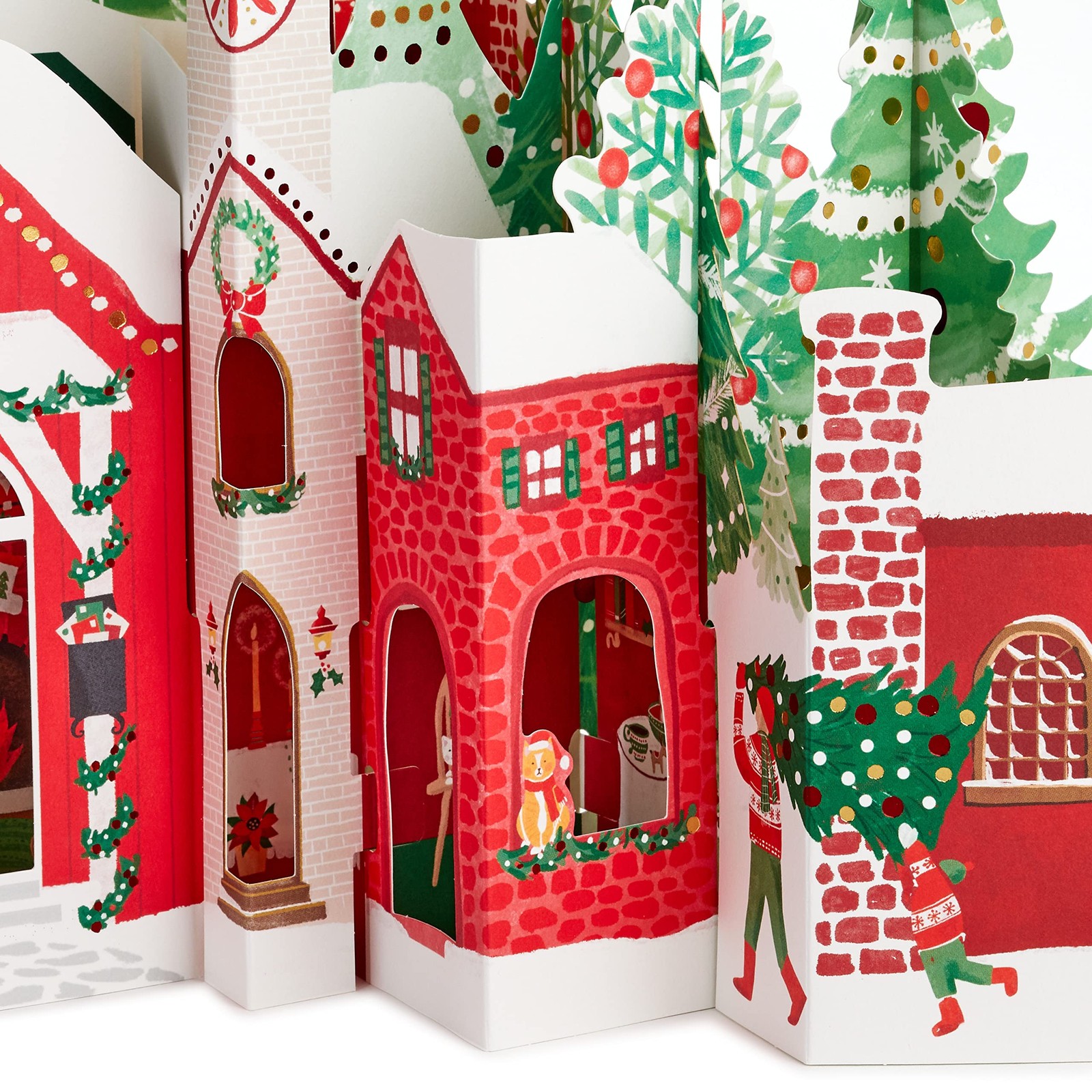 Hallmark Paper Wonder Pop Up Jumbo Jumbo, Up, Christmas Village