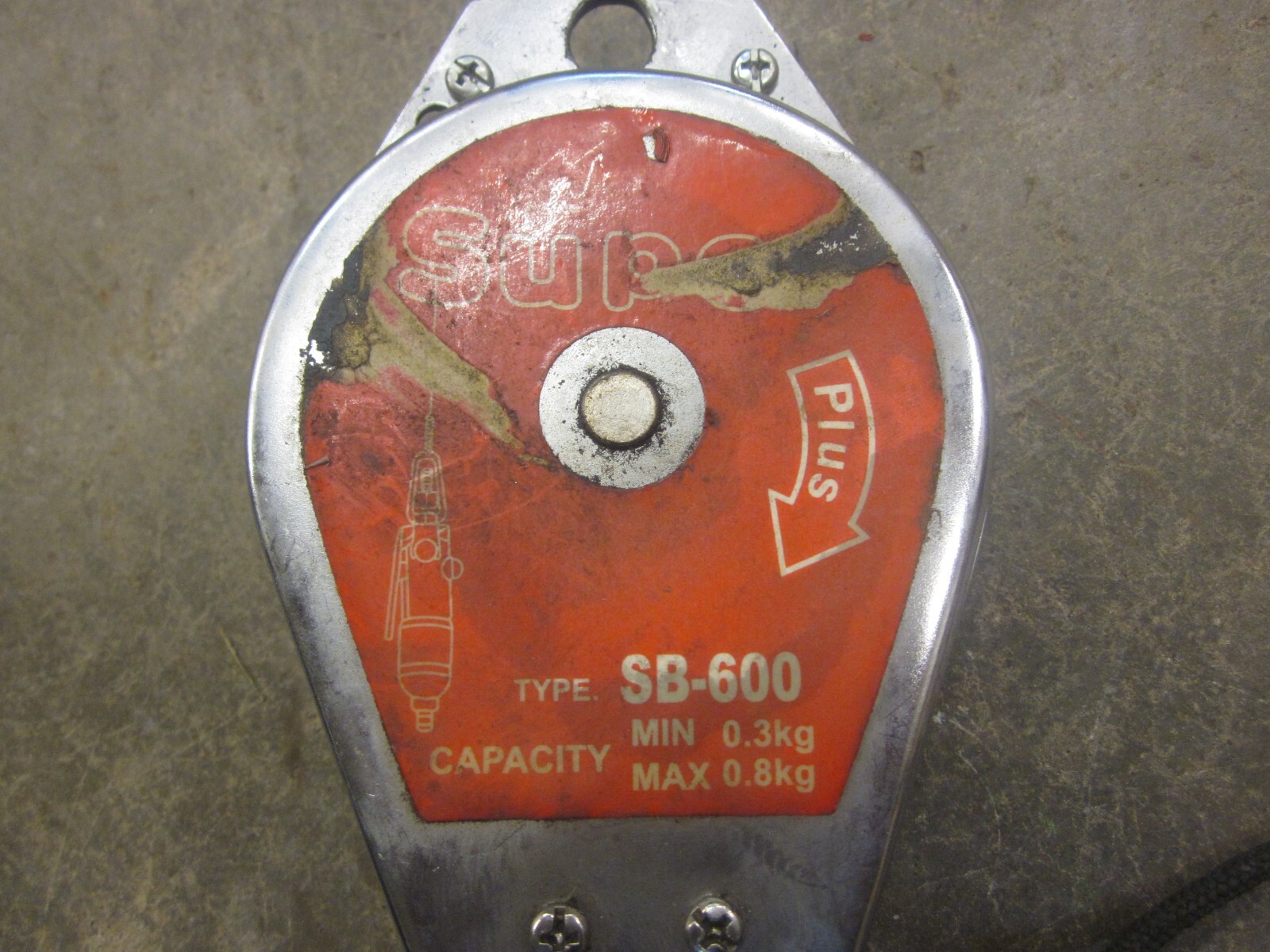SUPER TYPE SB-600 CAPACITY MIN 0.3 KG / MAX 0.8 KG Spring Tool Balancer