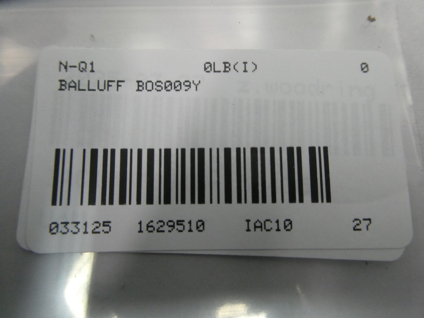 Balluff BOS009Y BOS 6K-PU-1HA-S75-C Photoelectric Sensor 10-30v-dc