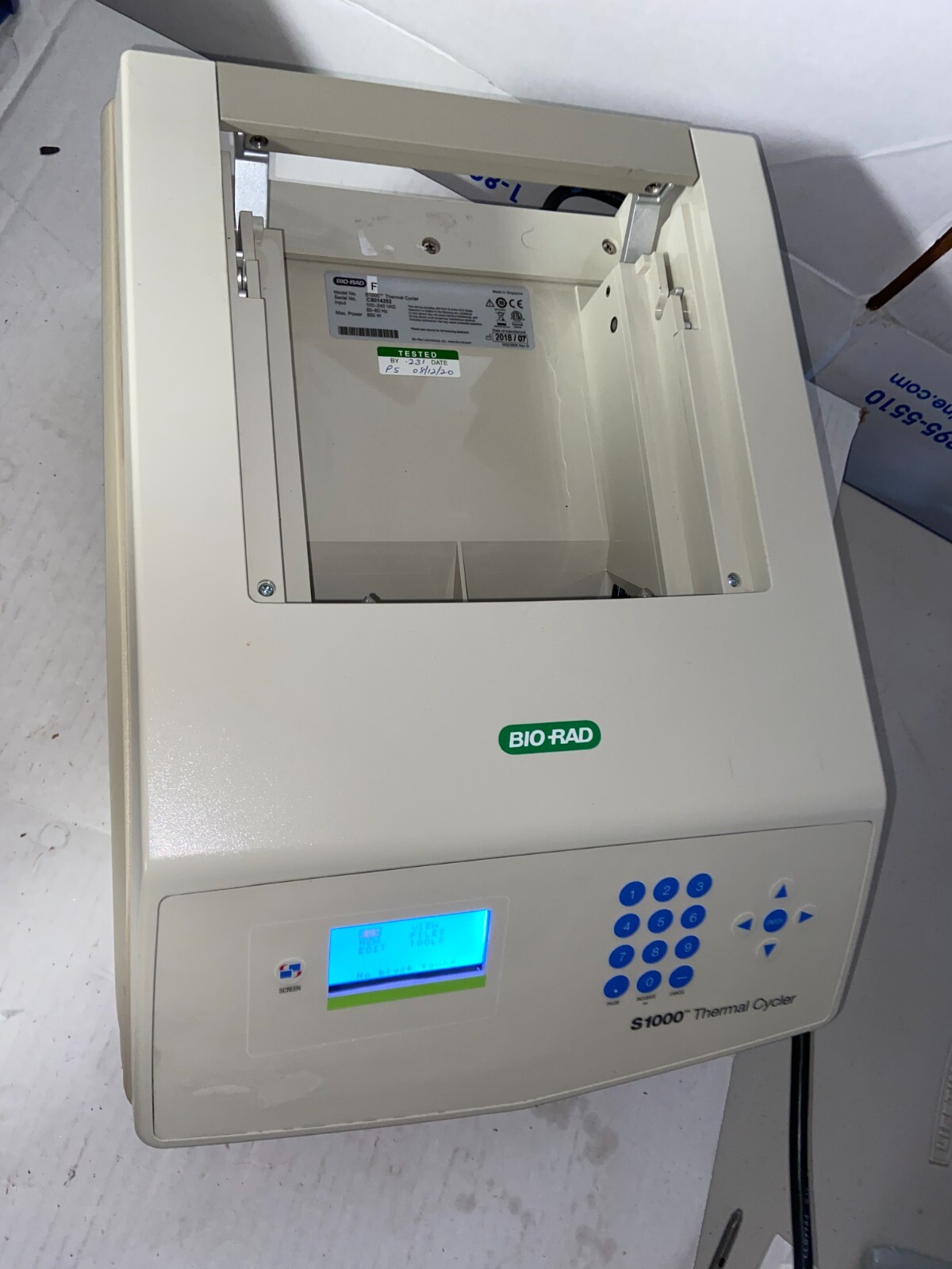 Tested Bio-Rad S1000 Digital PCR Thermal Cycler (NO BLOCK) – Used