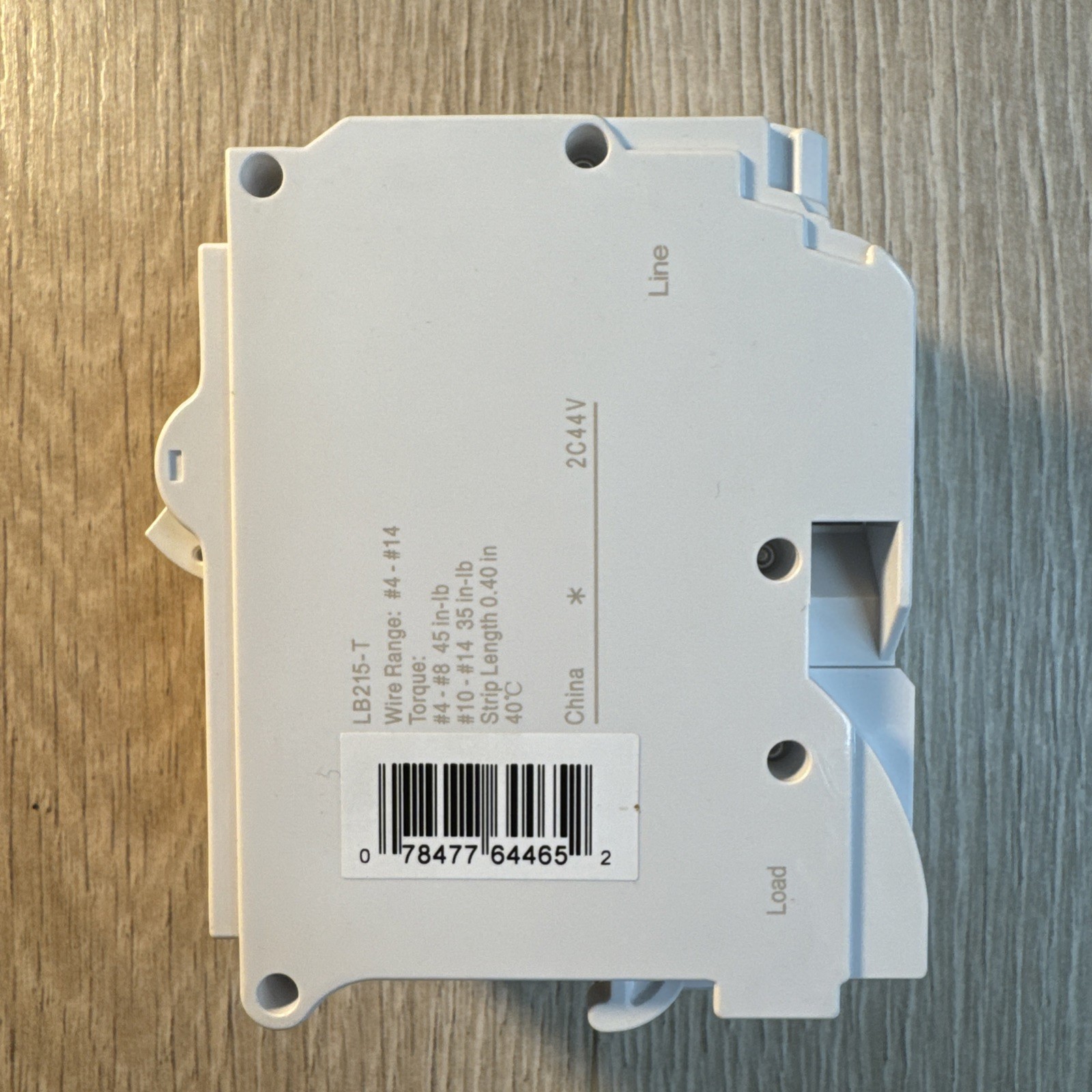 15A 2-Pole Plug-On Standard Branch Circuit Breaker, Thermal Magnetic, 120/240…