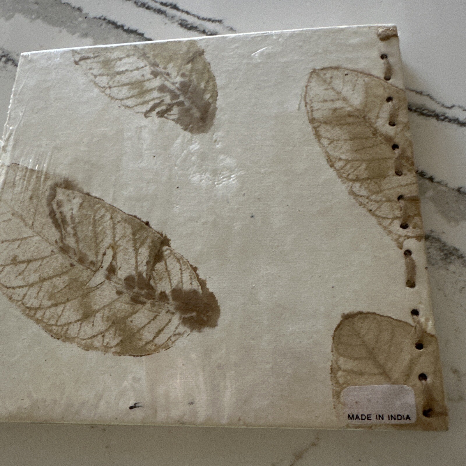 Journal From Hand Made Paper. Measurement: 7.5” X 7”. Made In India