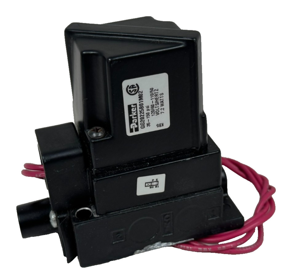 NEW PARKER GG20225B01M02 SOLENOID VALVE 110/120V 50/60HZ 7.2W