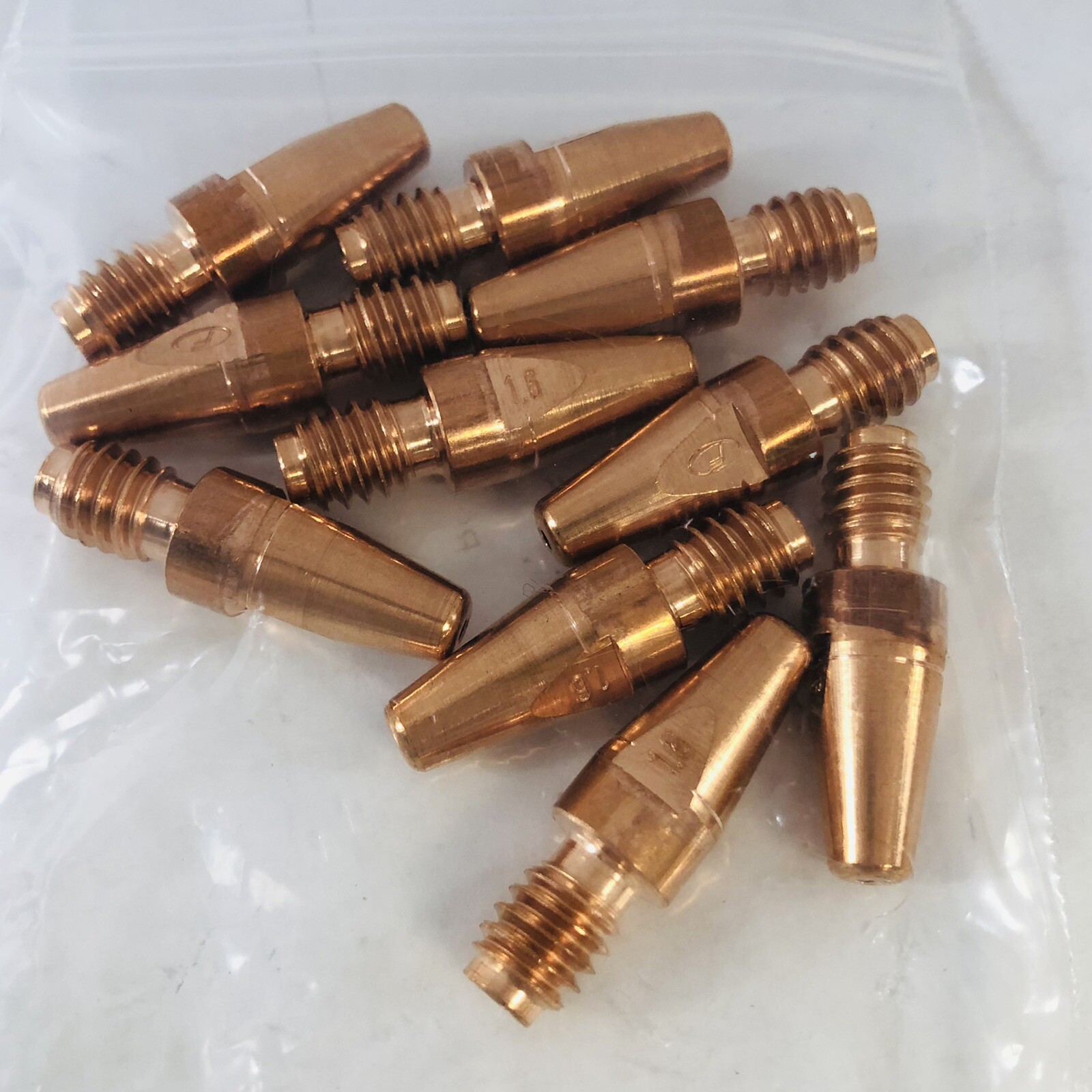 BAG OF 10 FRONIUS 420001475210 CONTACT TIP 1.6
