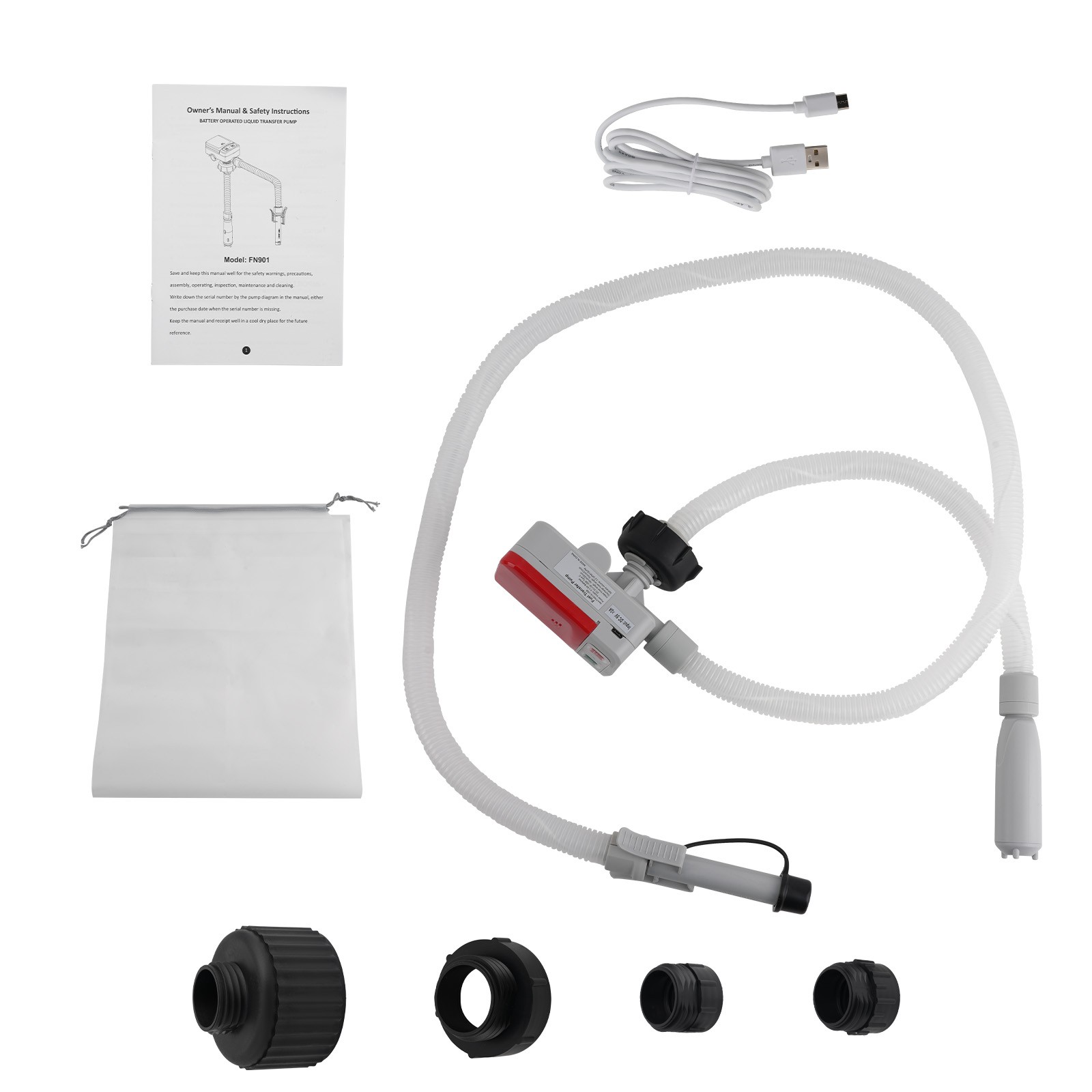 Battery Powered Tera Pump Fuel Can Transfer Pump for 20066 TRFA01-XL 2.4 GPM