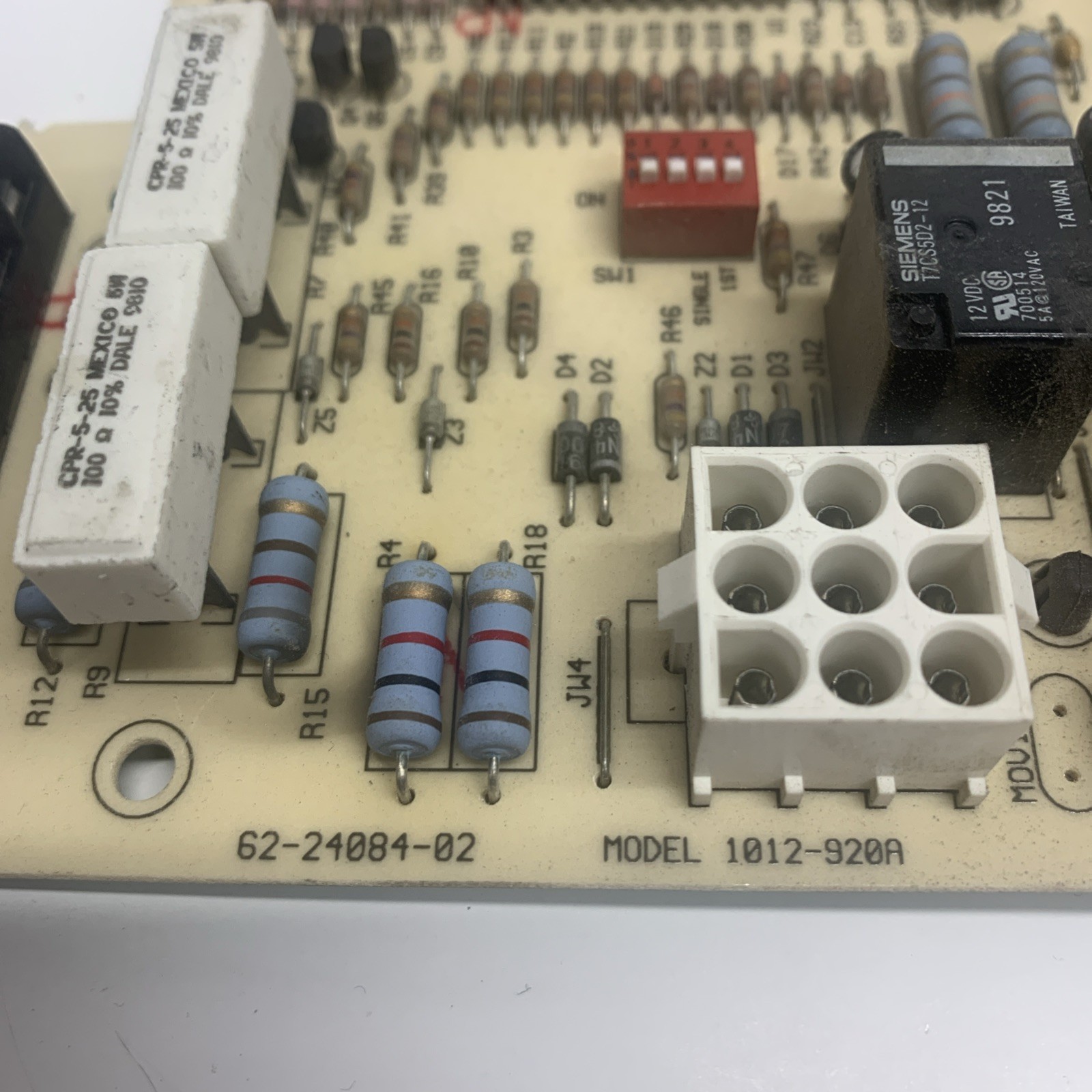 Rheem/Ruud 62-24084-02 Furnace Control Board 1012-920A