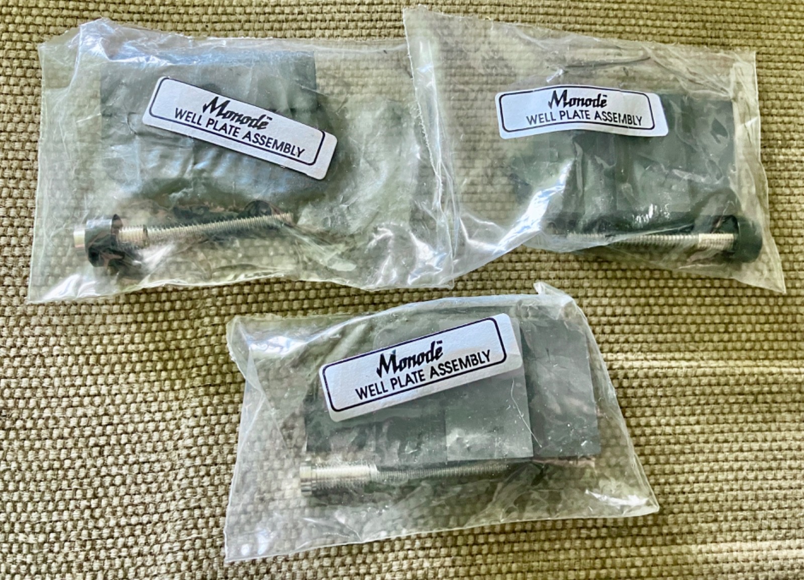 Lot of 3 – Monode Well Plate Assembly Electrochemical Etching Marking System