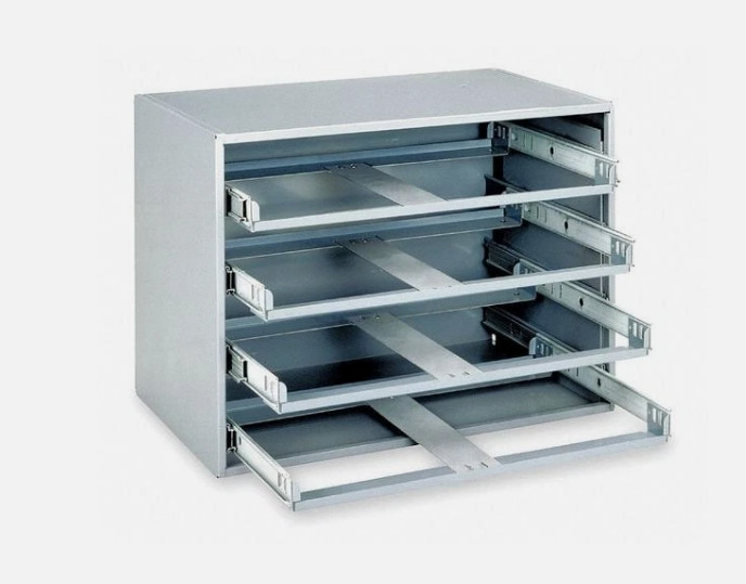 Durham Mfg 303-95 Sliding Drawer Cabinet Frame W/ 4 Drawers, 20 In W X 15 3/4