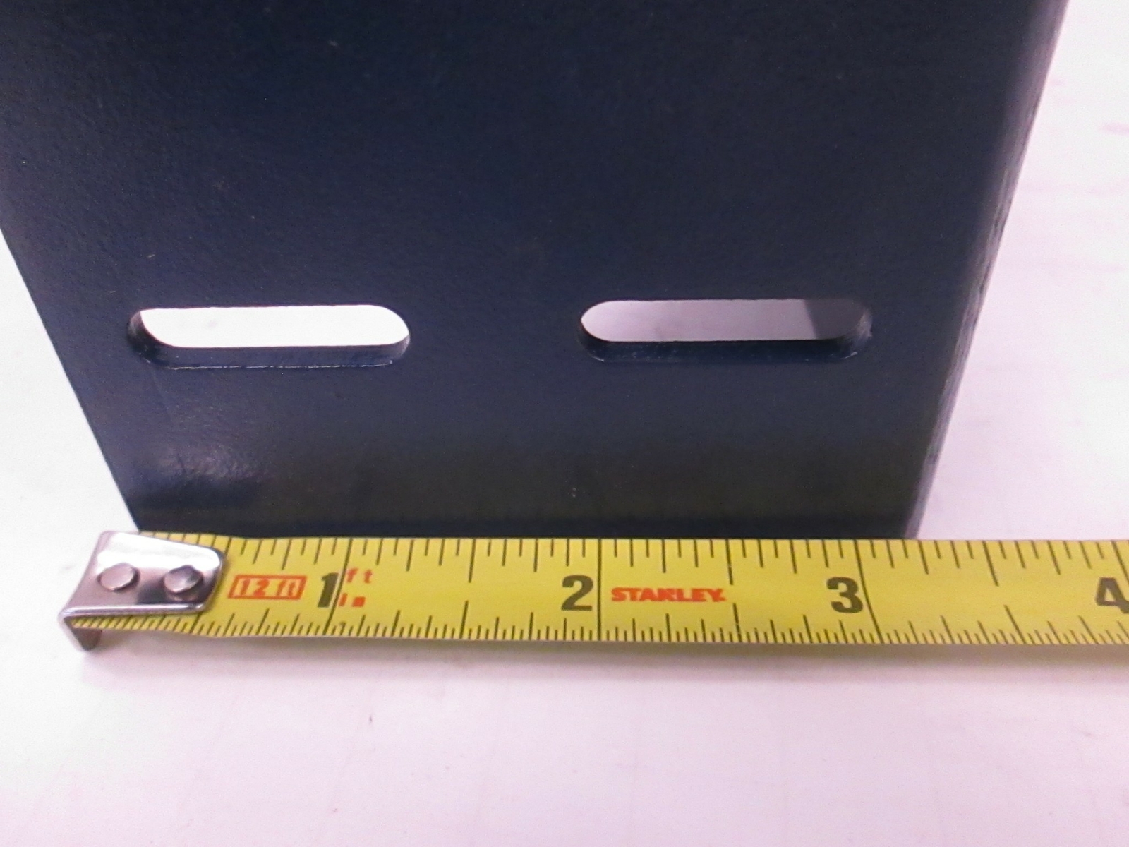 3.5×5.2 inch Blue Powder Coated Aluminum Gen Purpose Bracket, New w gusset