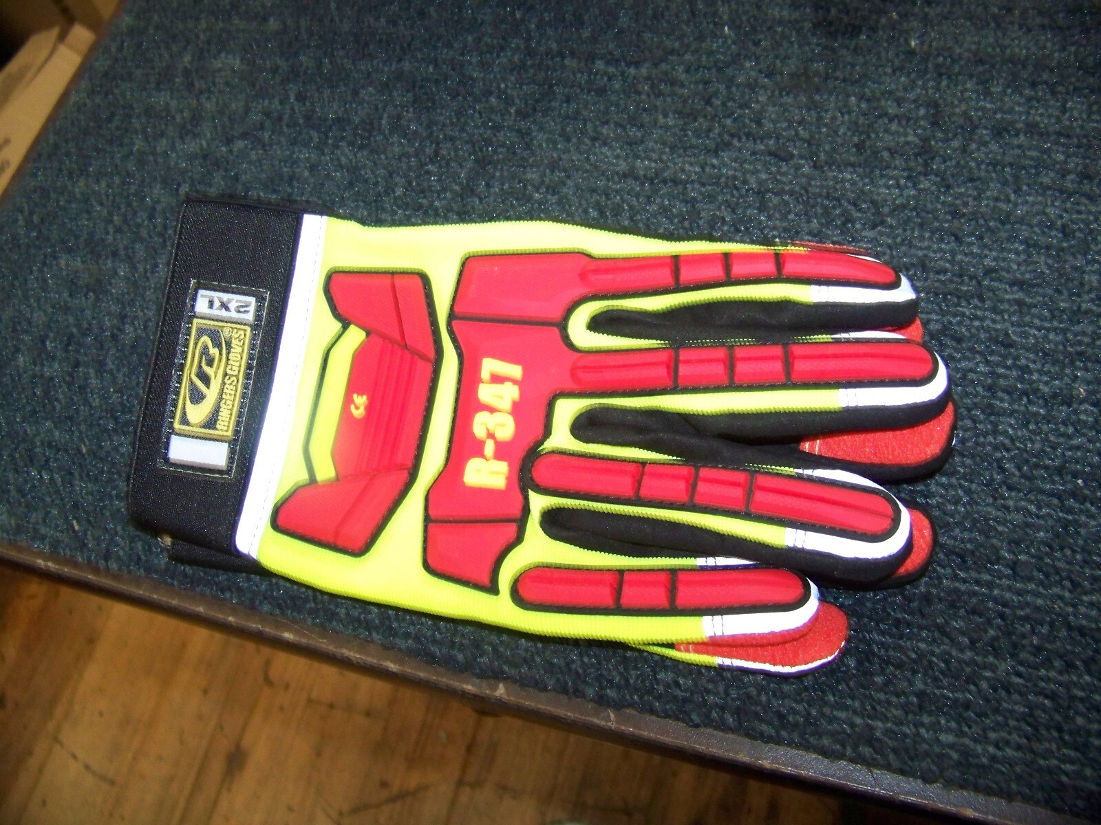 Ringers Glove R-347 Rescue Glove Hi Vis XXL First Responders 347-12 New