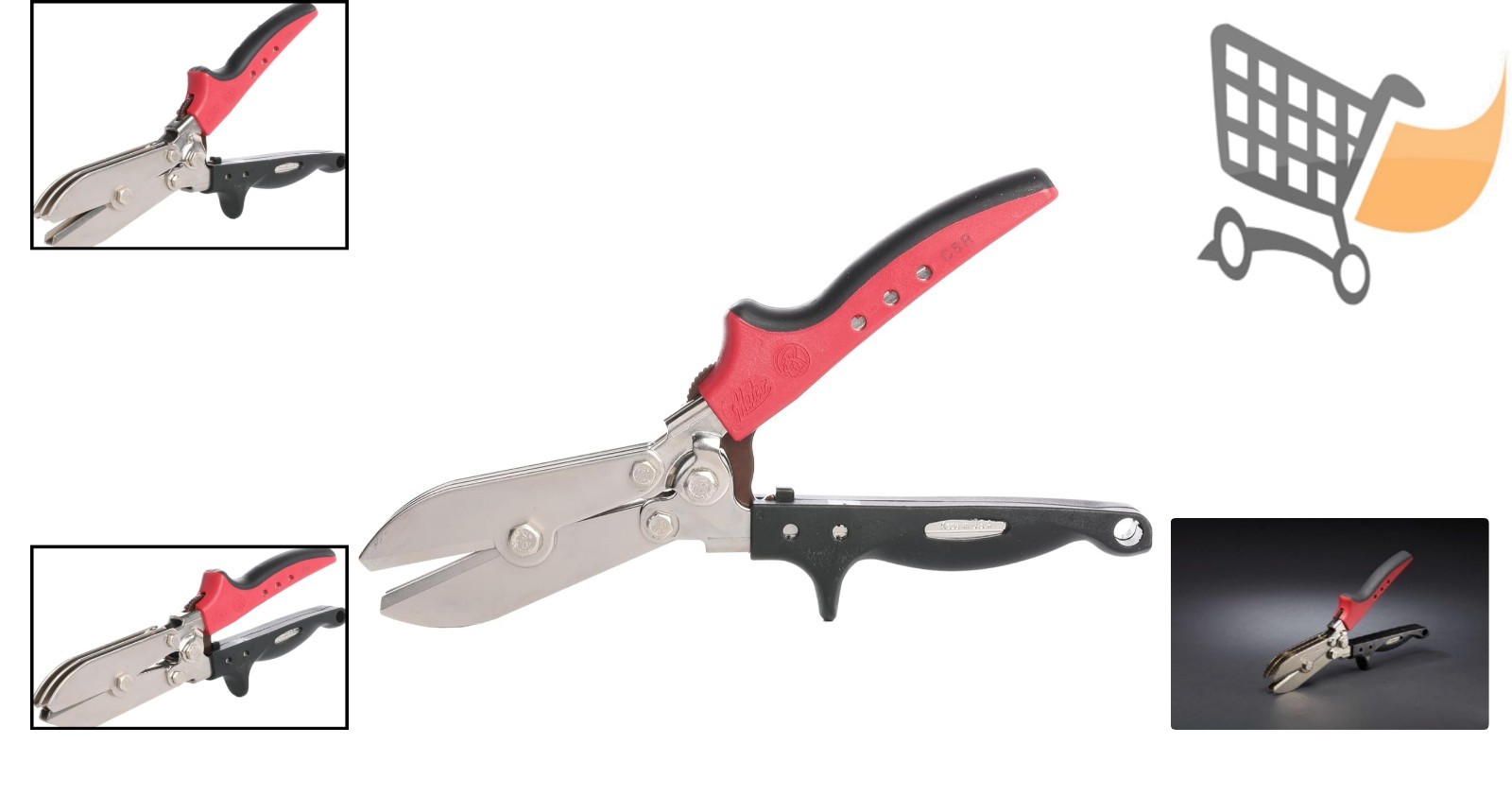 5-Blade Pipe Crimper Hand Powered HVAC Duct & Stove Pipe Repair Tool