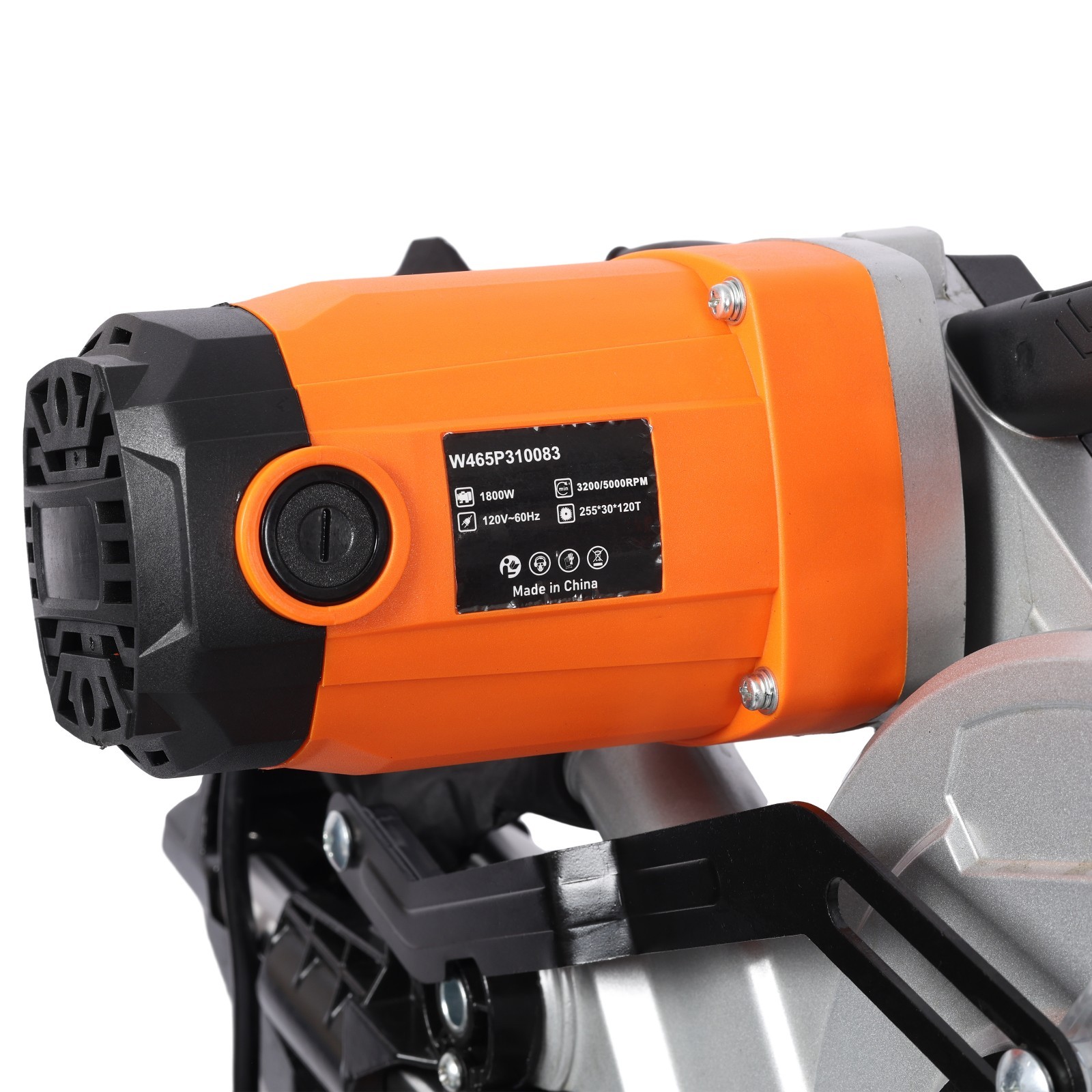 Sliding Compound Miter Saw 10-In Blade 15 Amp Motor Corded Double Bevel 48-Tooth