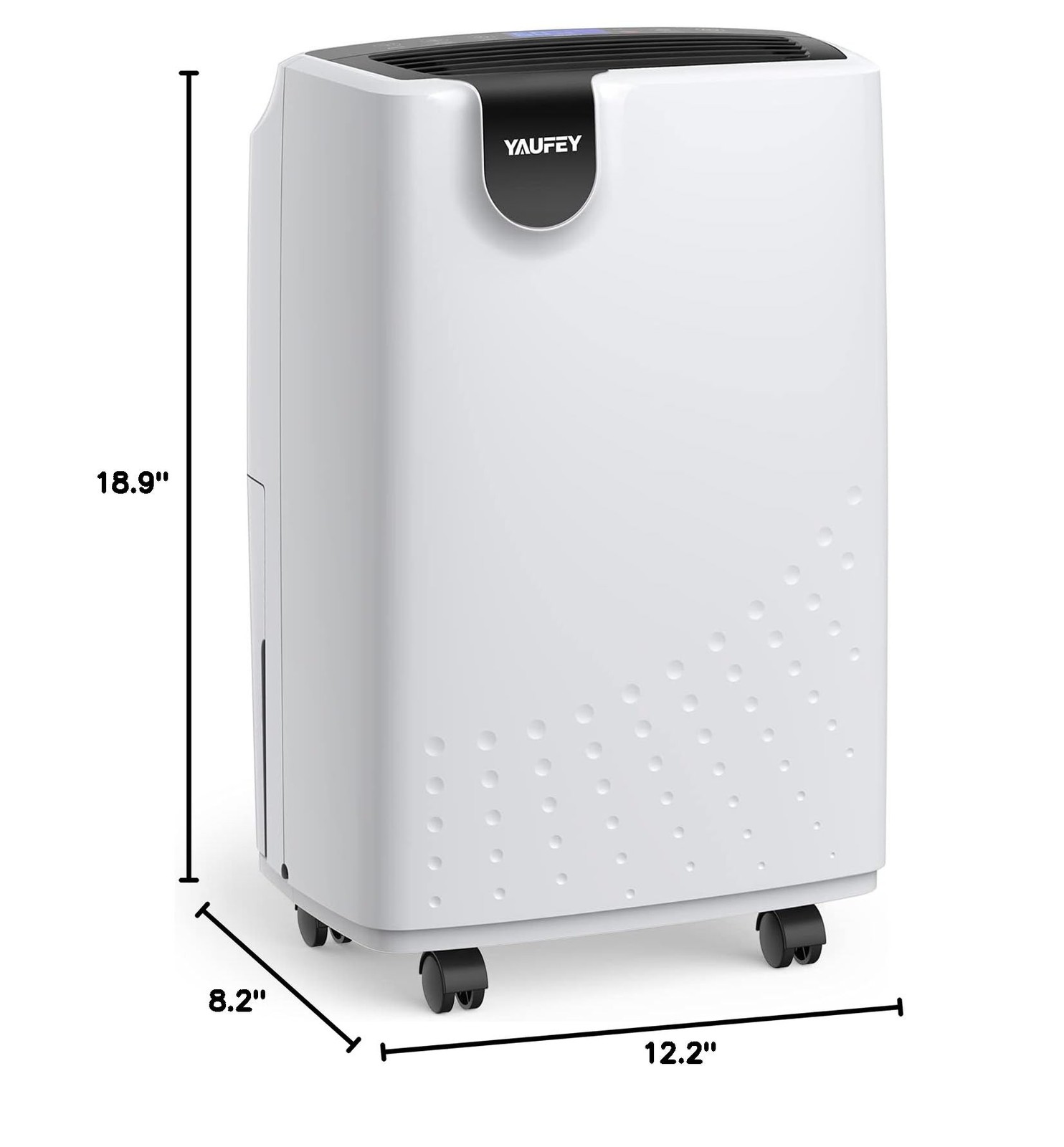 Yaufey 2500 Sq. Ft. Dehumidifier for Home and Basements with Auto or Manual D…