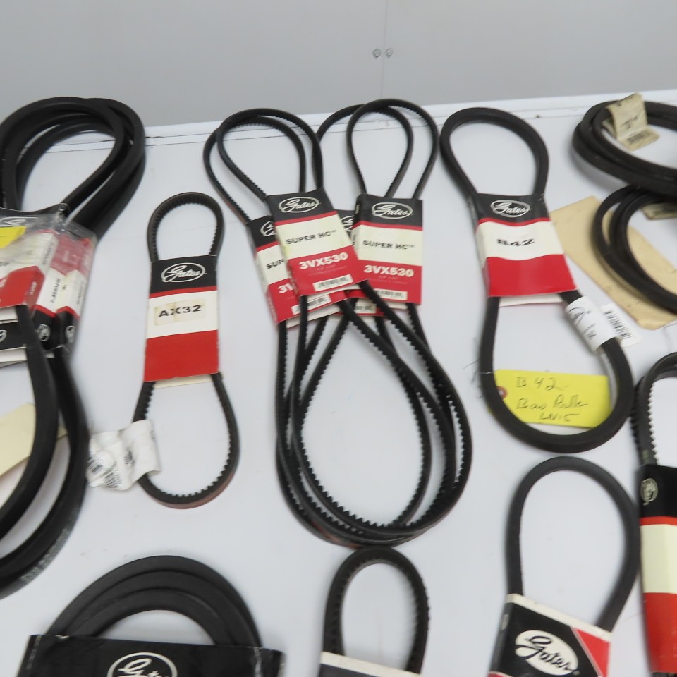 Gates Huge Variety V-Belt AX, 3VX, B, A Section Restock Resell Lot Of 30