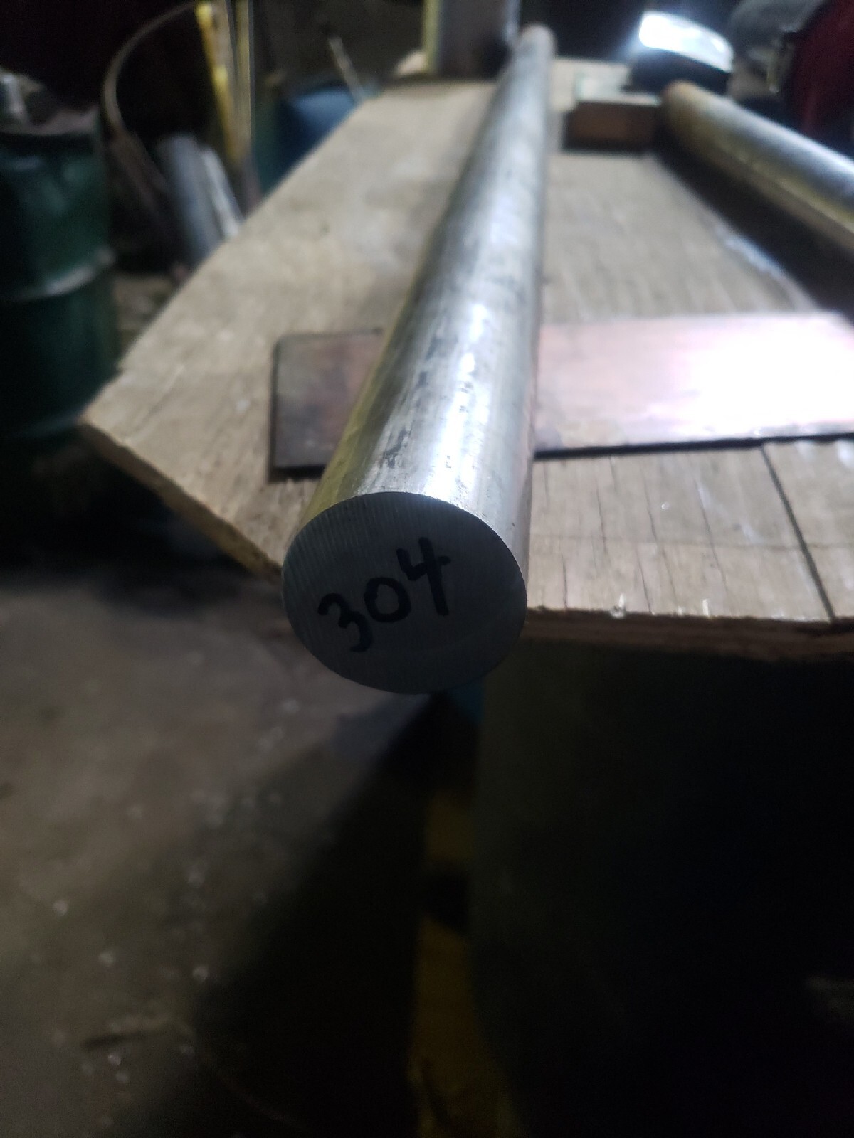 1.75″ Stainless Round Bar 304 -XRF verified 41.75″ long