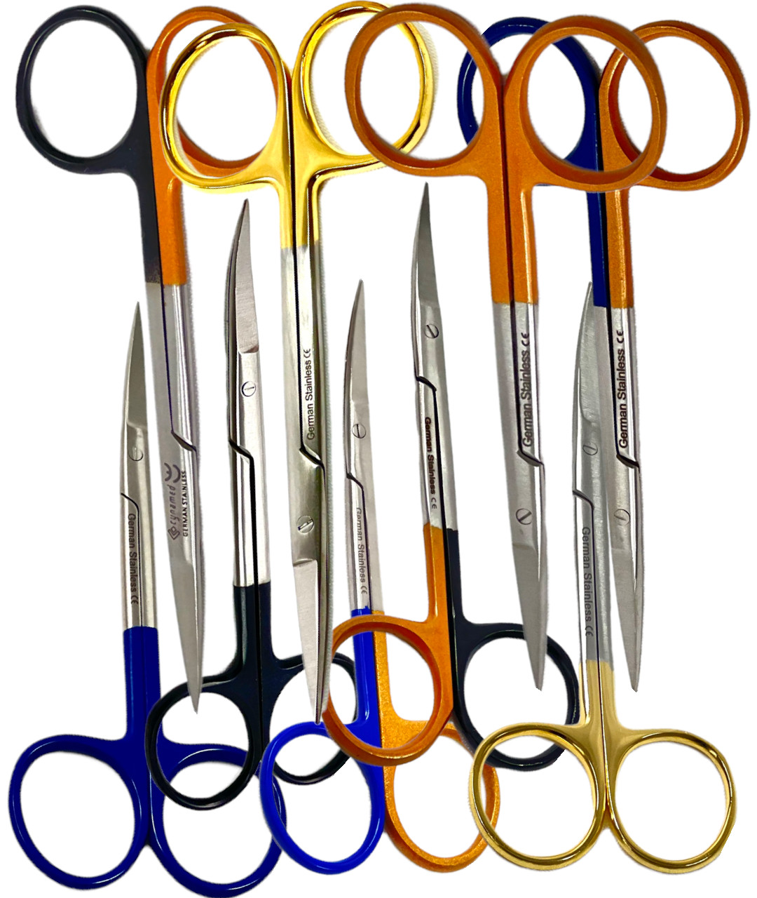 New Premium IRIS Scissors STR + CRV 4.5″ Dental Veterinary Surgical Instruments