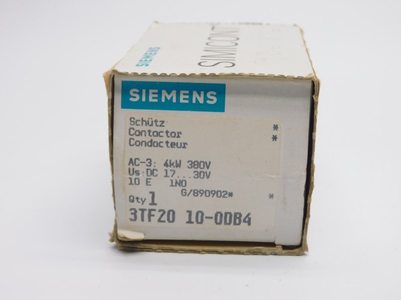 SIEMENS 3TF2010-0DB4 17-30VDC 16A NSMP