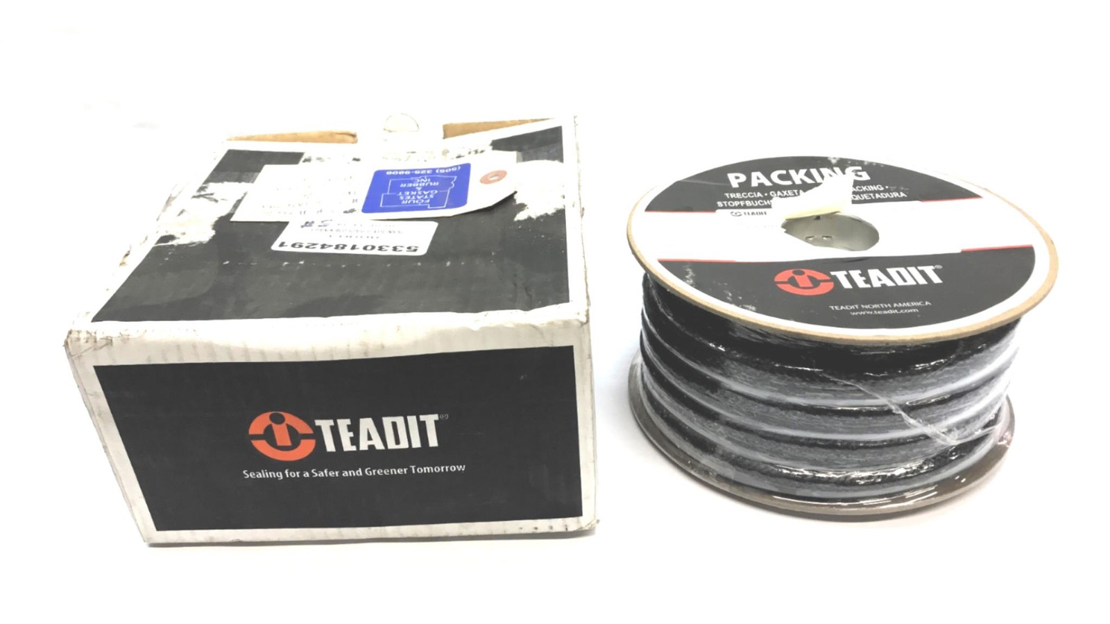 Teadit 5 Pounds of 5/8 Packing High Temp Valve Stem 2214 NOS