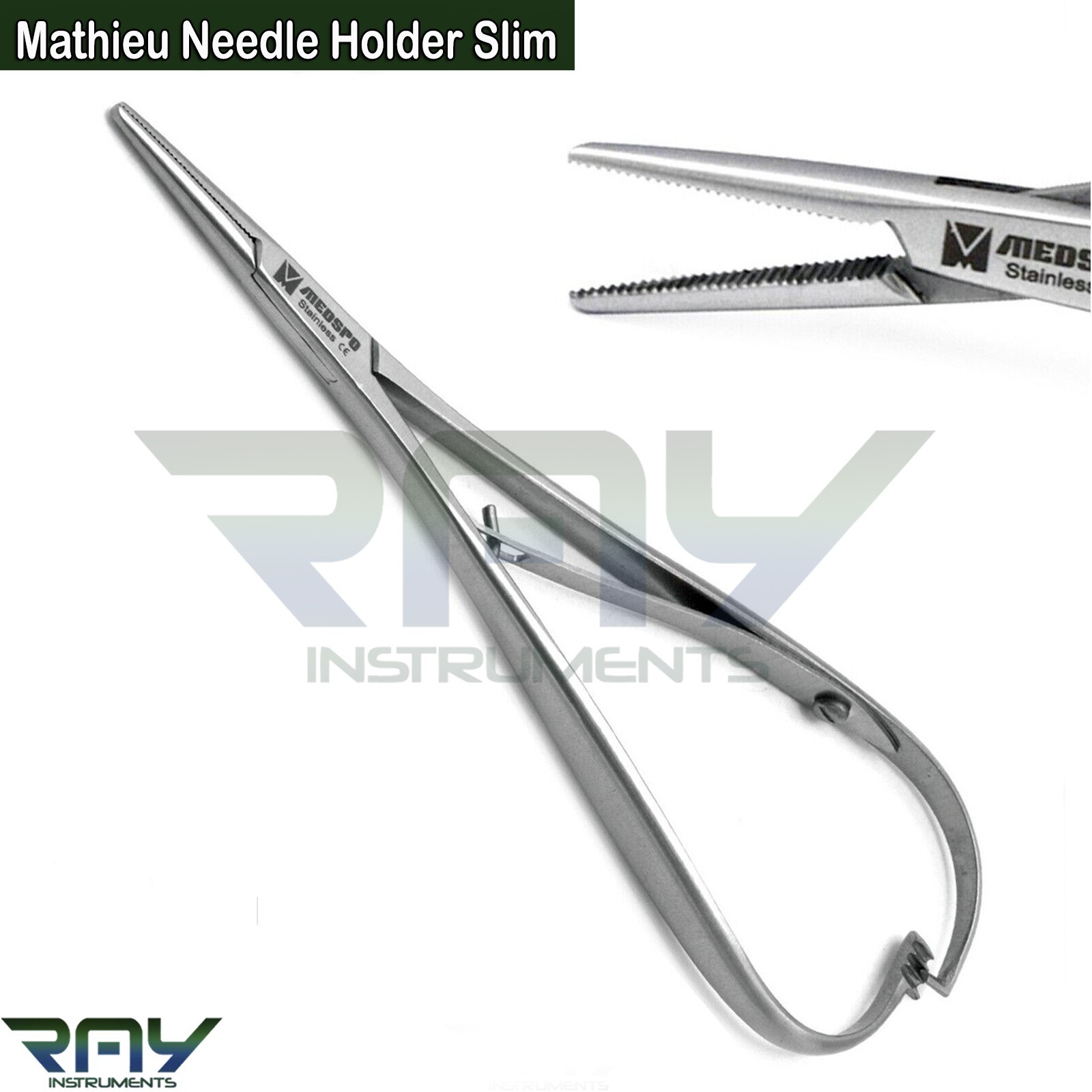 3 Pcs Orthodontic Mathieu Slim Line Needle Holder Forceps Ligature Pliers CE