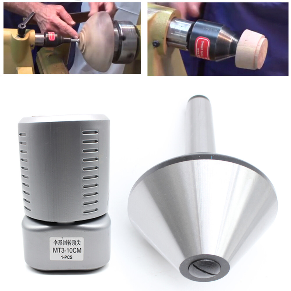 4in 100mm MT3 Live Center 75° Triple Bearing Alloy Steel For Lathe