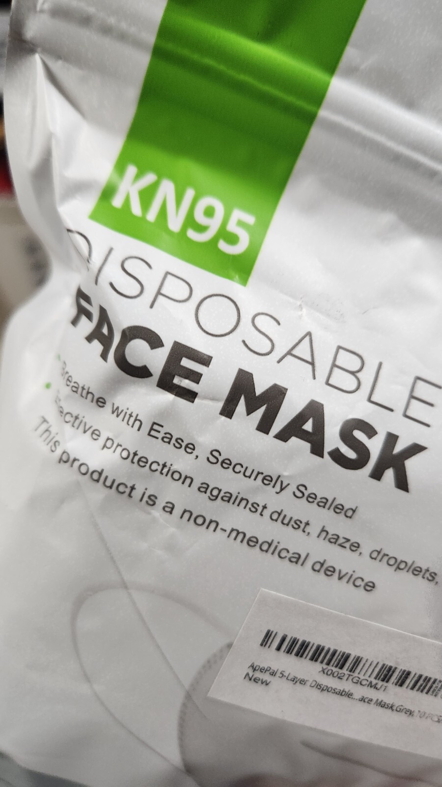 200 PCS Disposable Face Masks Non Medical Surgical + BONUS KN95 10 Pack FREE