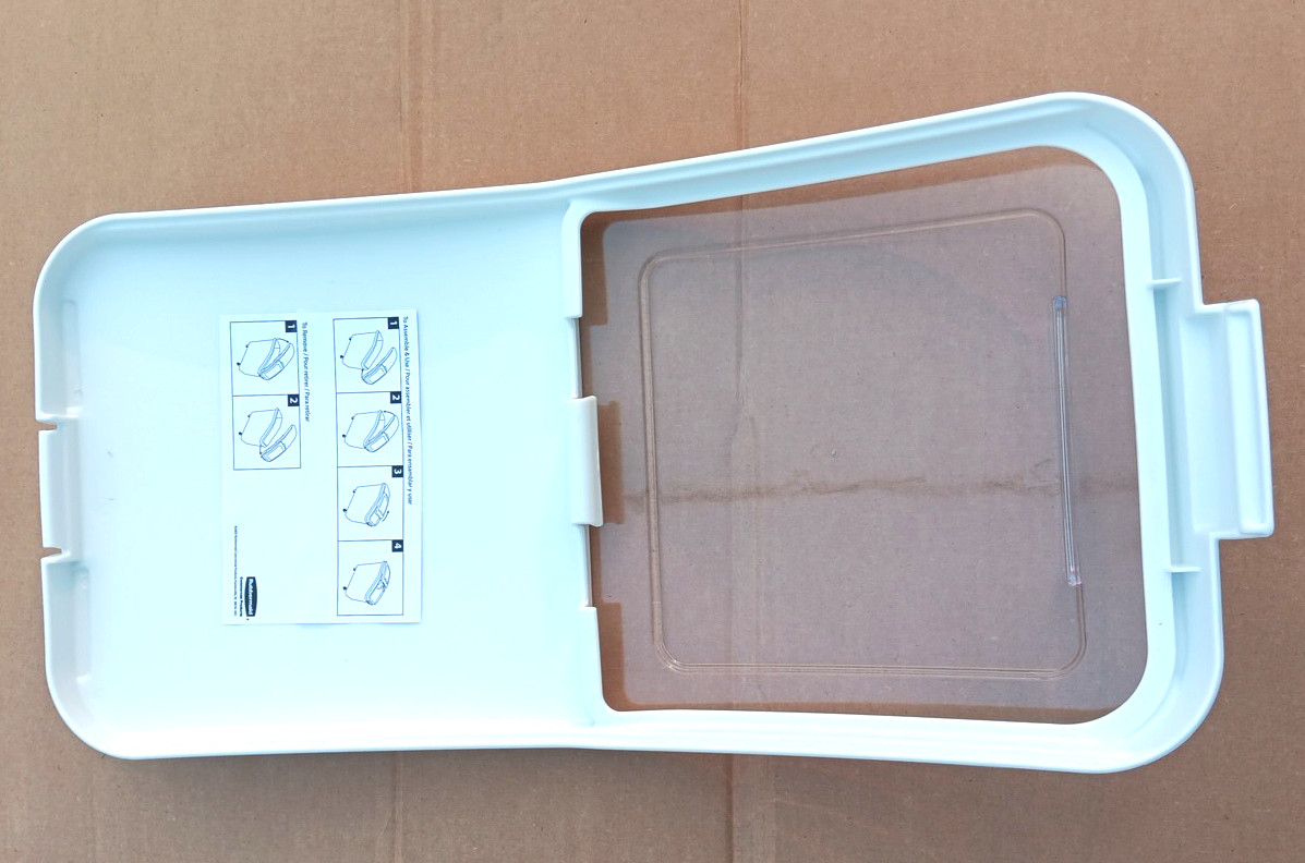Rubbermaid FG9F7800CLR Clear Sliding Lid w/ 32 oz Scoop for 3602-88