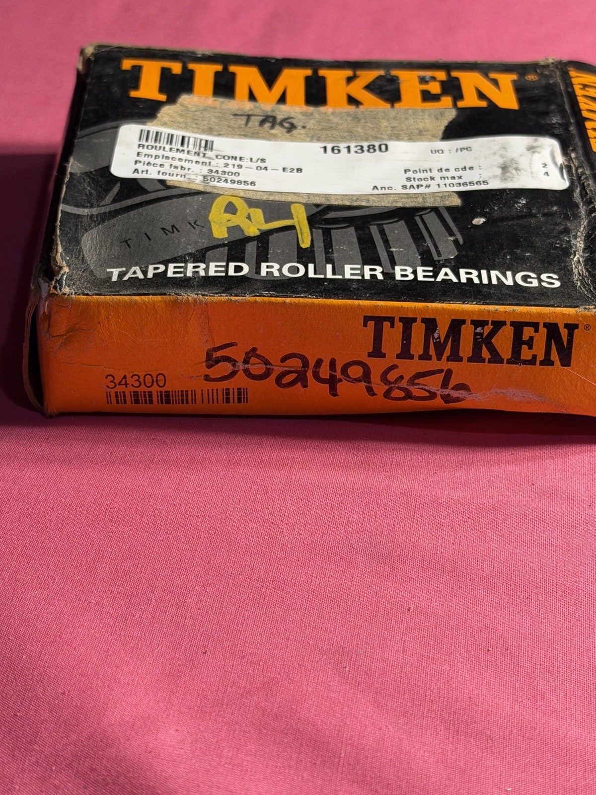 34300 TIMKEN TAPERED ROLLER BEARING