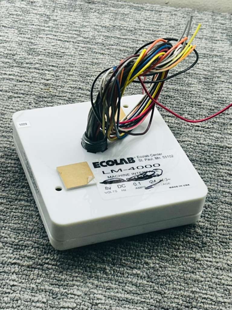Ecolab LM-4000 Machine Interface Module Harness DB9 8V DC Laundry – 101034