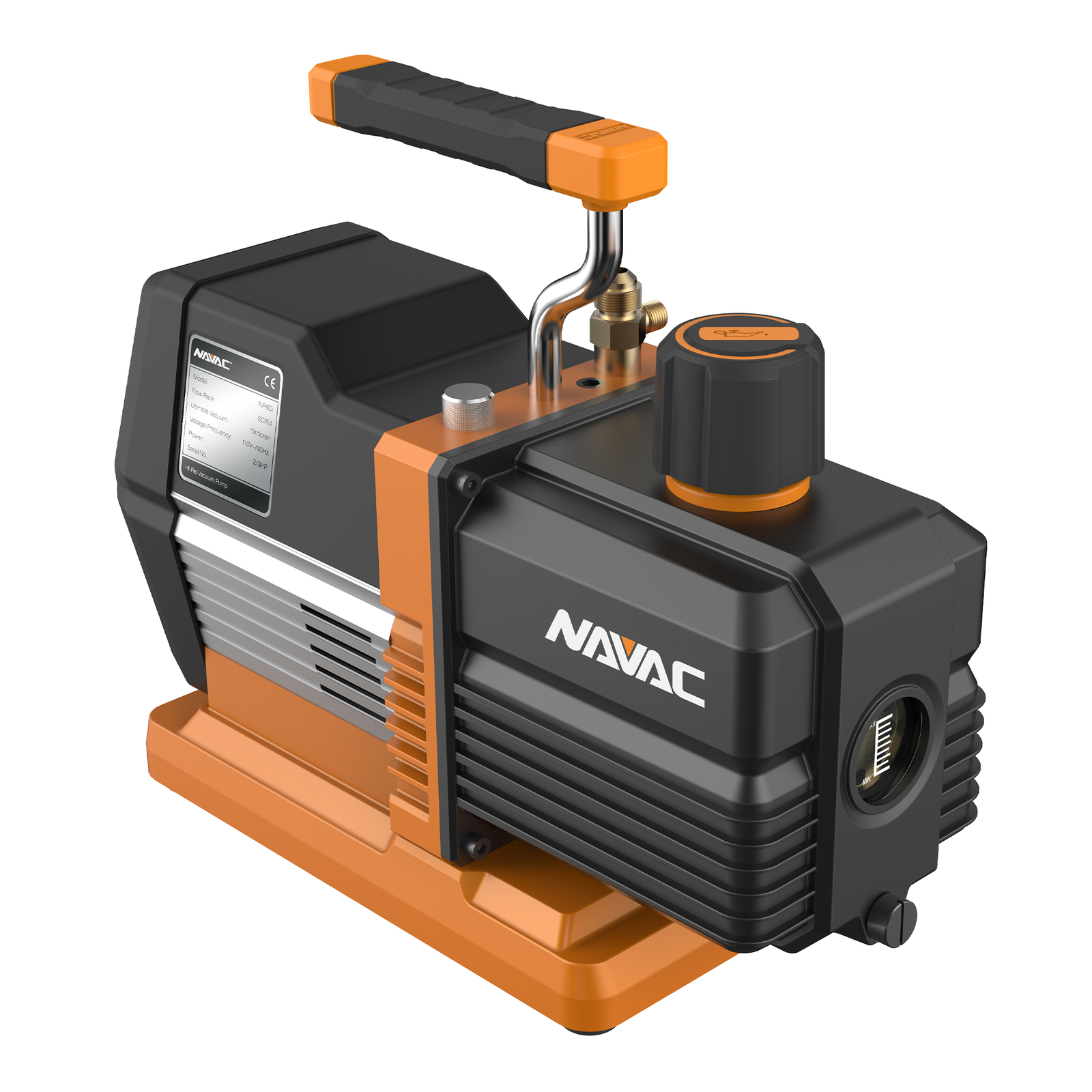 NAVAC NRP8Di Smart Vacuum Pump Vacuum Pump for The Evacuation of HVAC Equipment