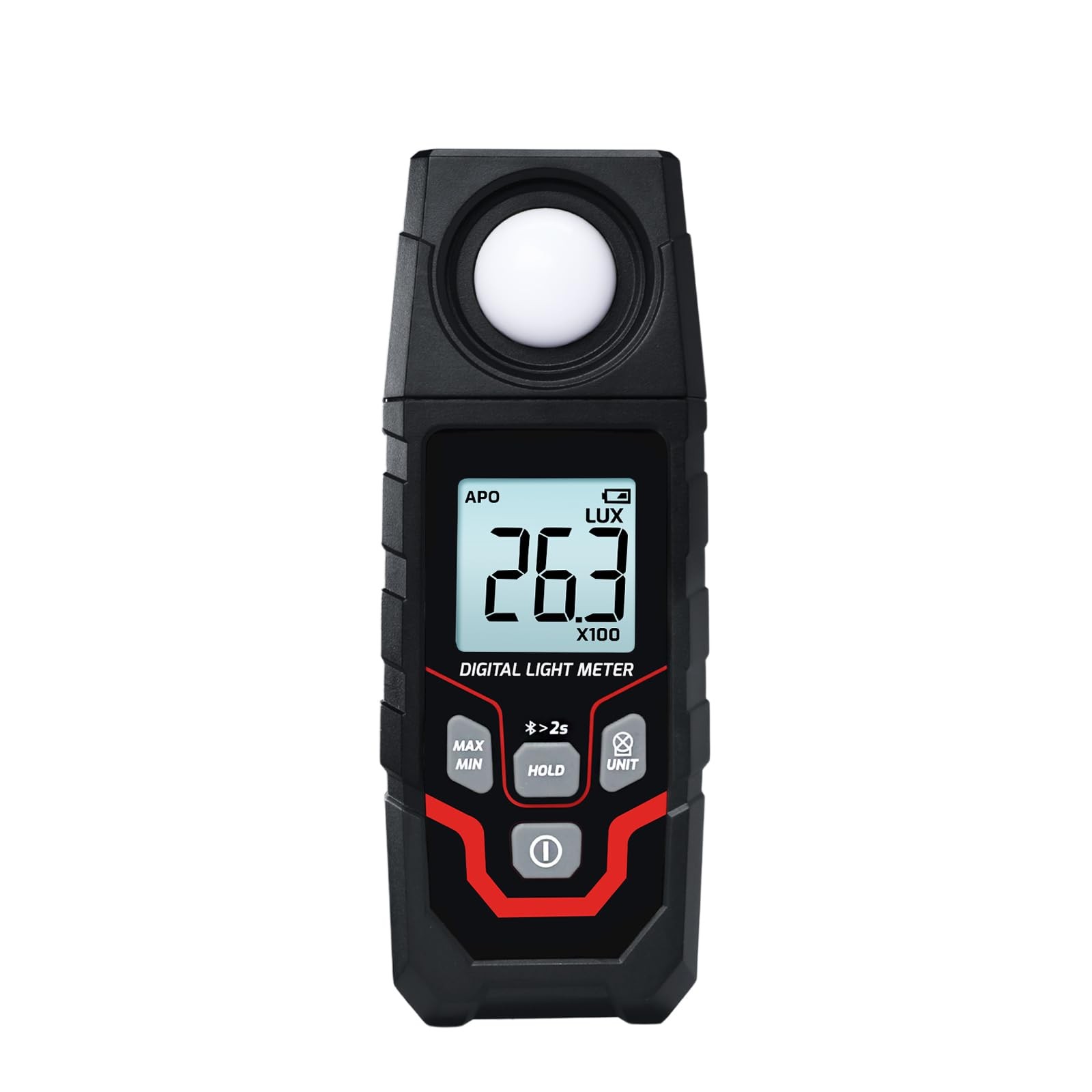 Light Meter Digital Illuminance Meter 0.1~200000 Lux Range Bluetooth Lux Mete…