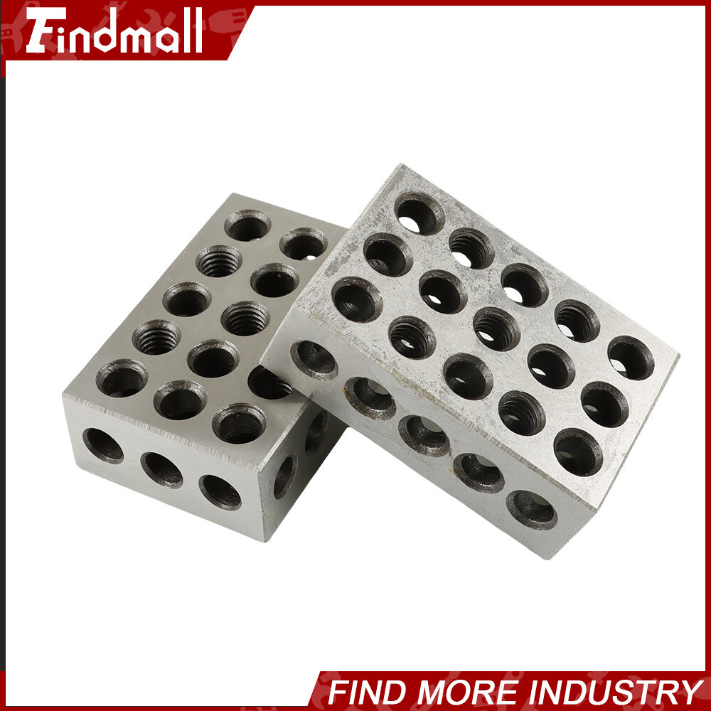 5 MATCHED PAIRS ULTRA PRECISION 1-2-3 BLOCKS 23 HOLES .0001″ MACHINIST 123