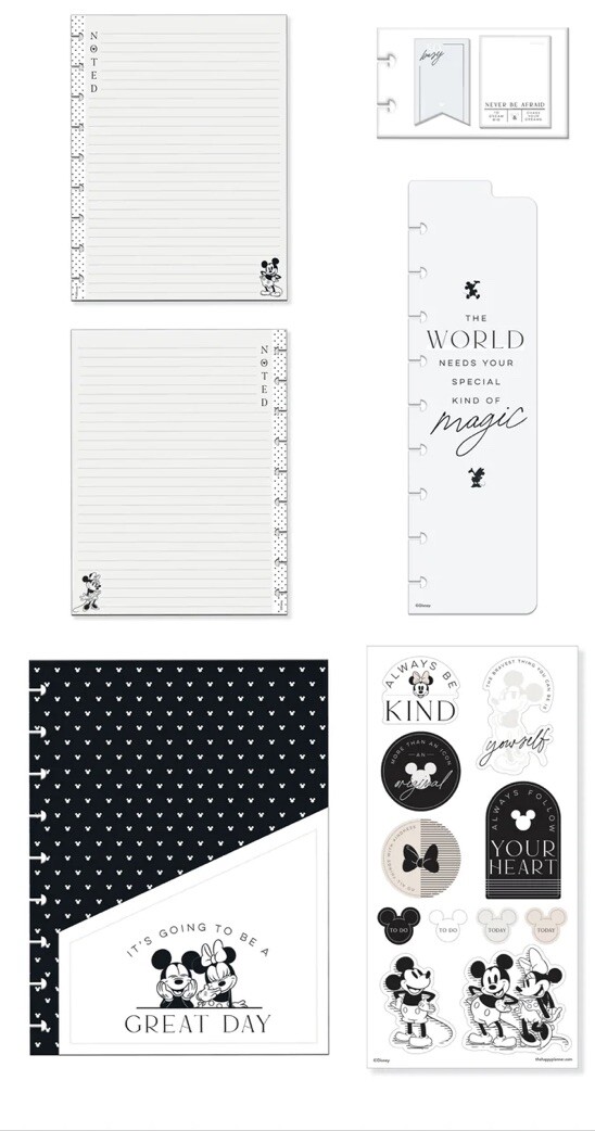 The Happy Planner – Disney Modern Mickey & Minnie Mouse Classic Accessory Pack