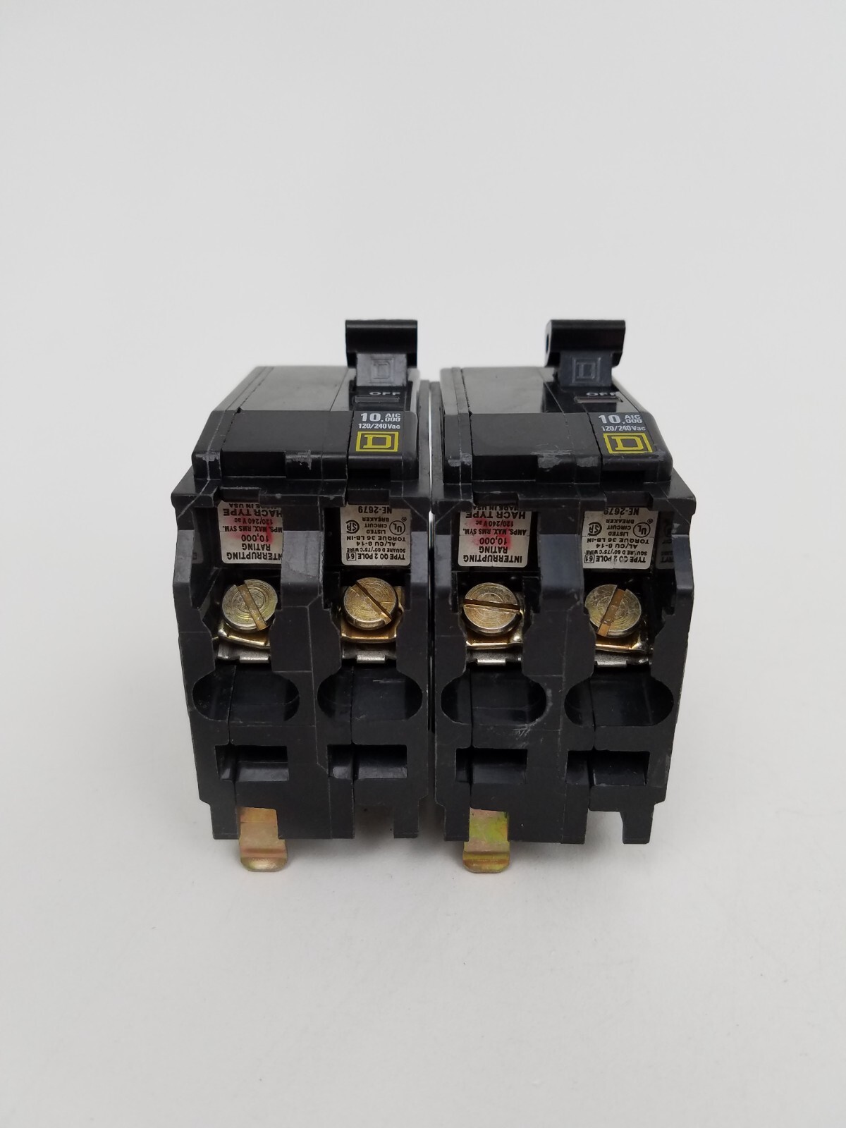 Lot of 2 QO220 Square D 20 Amp Circuit Breaker *NEXT DAY OPTION*