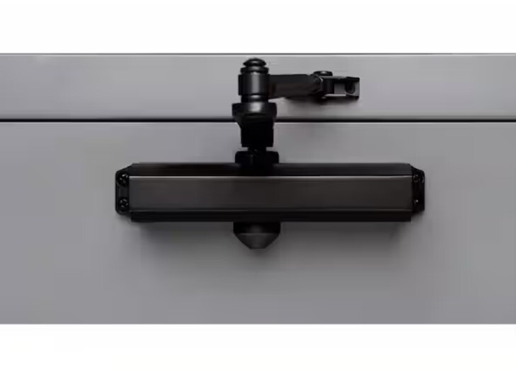 Universal Hardware Heavy-Duty All-in-One Matte Black Commercial Door Closer New!