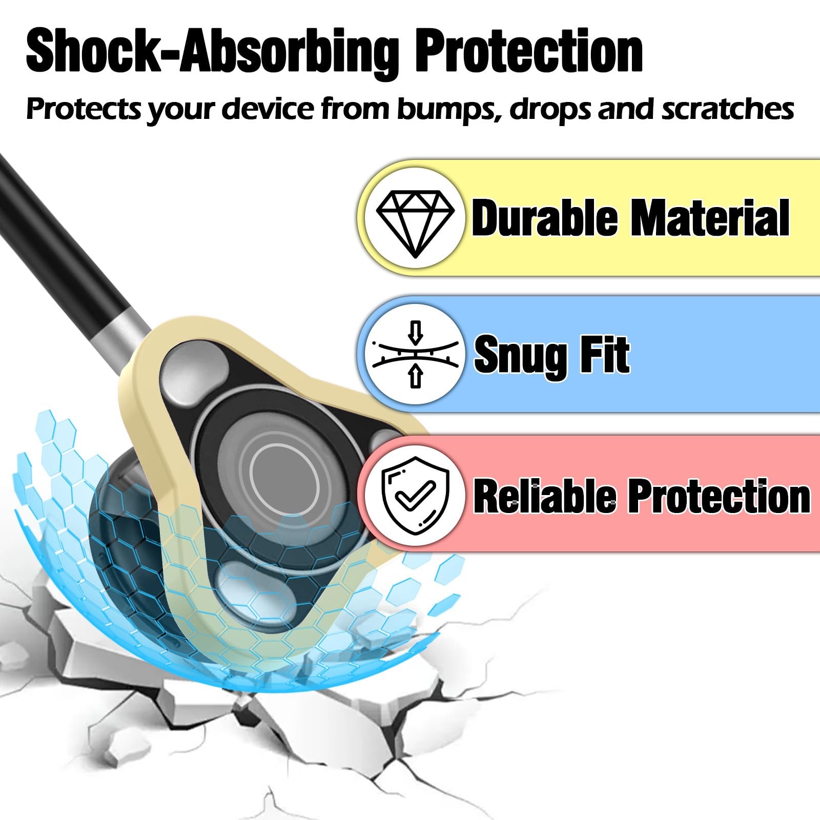 4 Pack Protective Covers Compatible Digital Stethoscope Devices