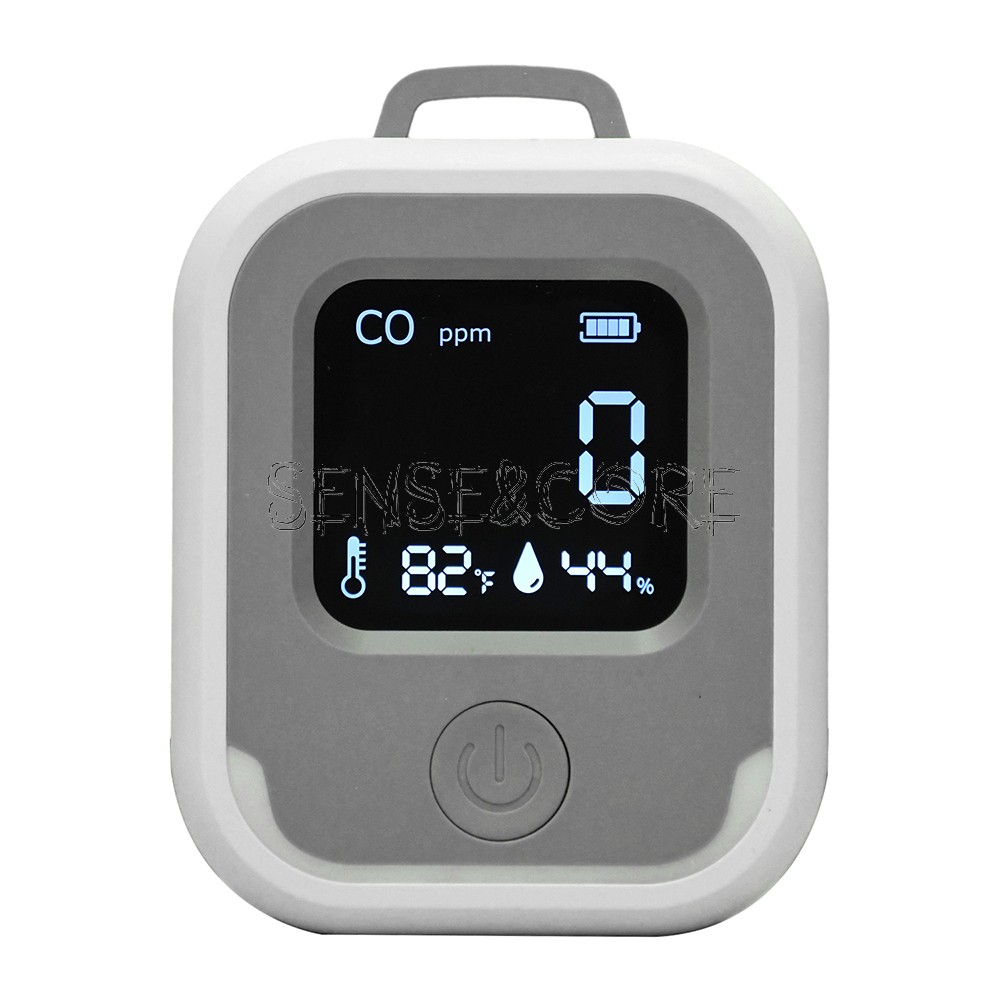 Air Quality Monitor 3-in-1 Carbon Monoxide Detector Temperature Humidity Alarm