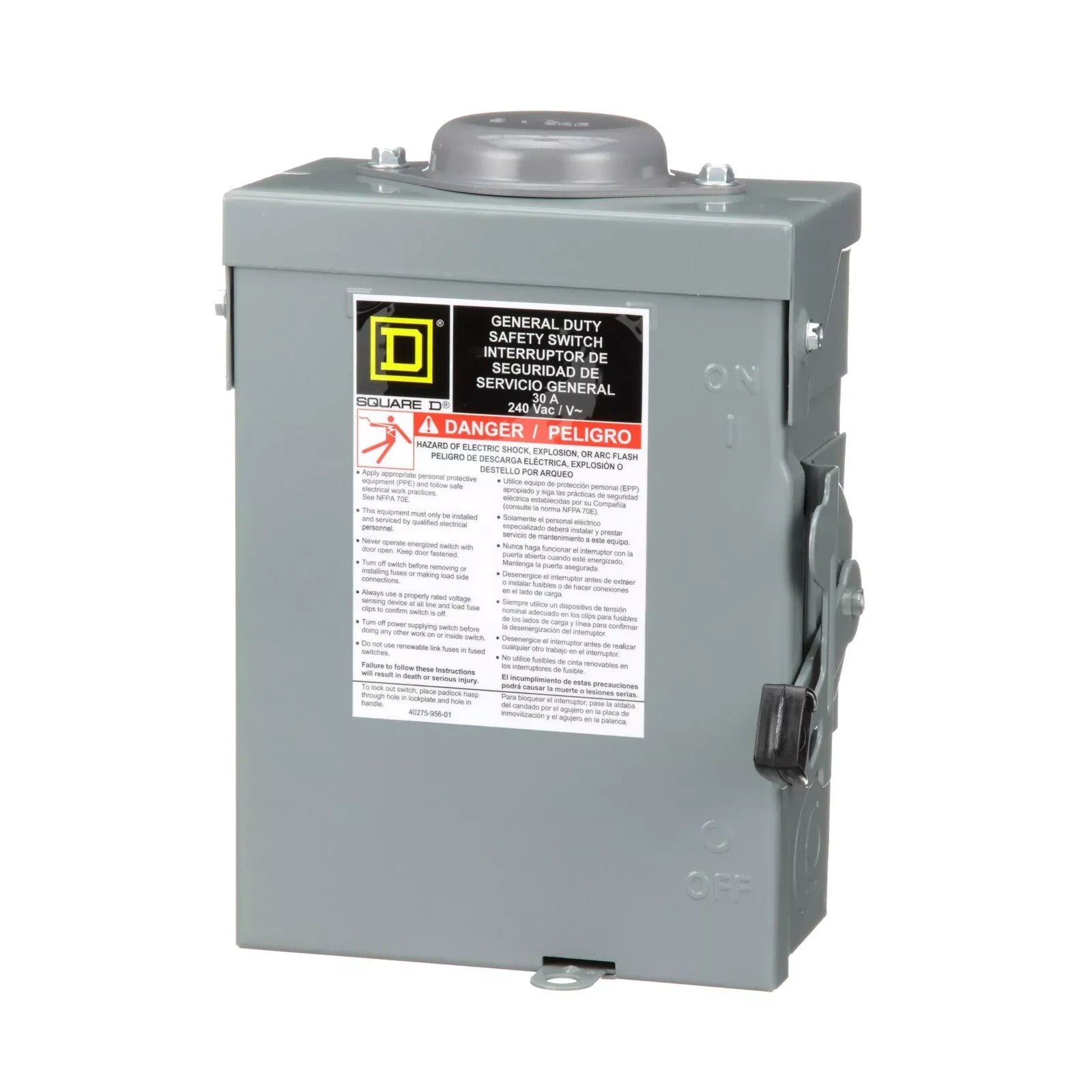 Square D D221NRB Disconnect Switch (Fusible)