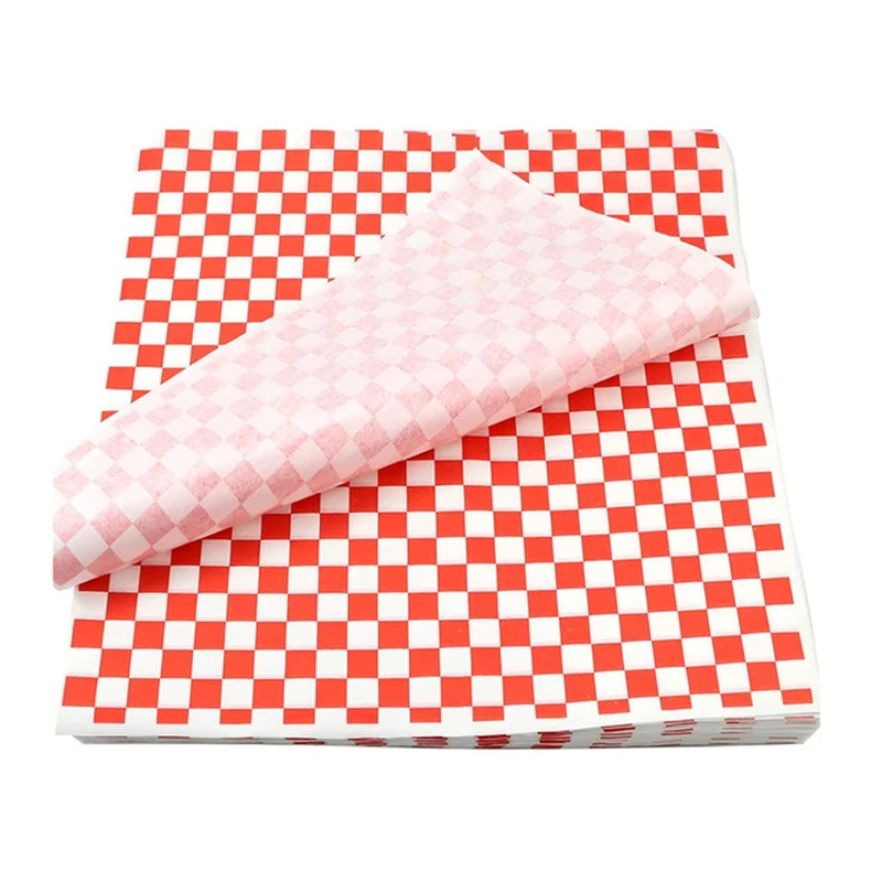 25Pcs Wax Paper Food Grade Grease Paper Food Wrappers Wrapping Paper for Bread S