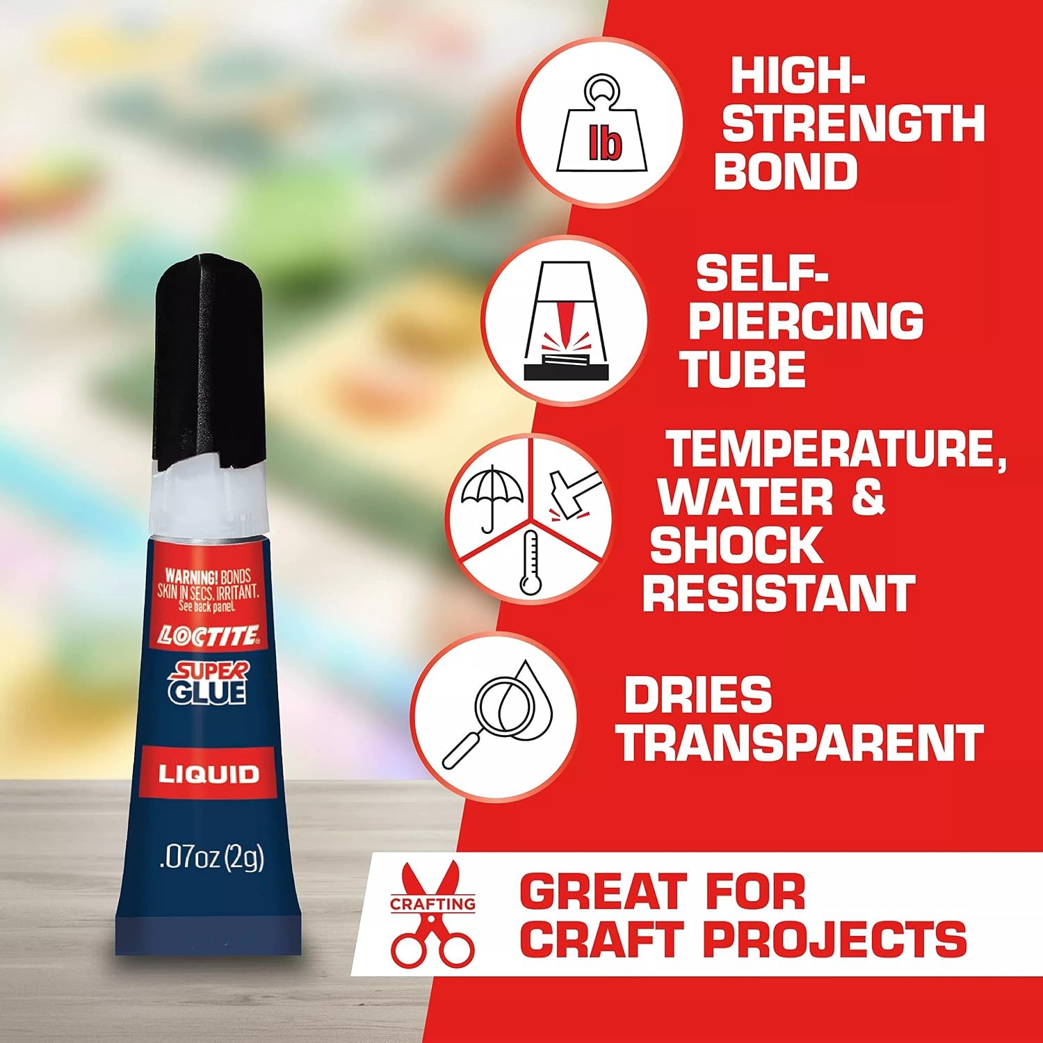 Loctite Super Glue Liquid 0.07 fl oz 2 Pack Clear Instant Adhesive