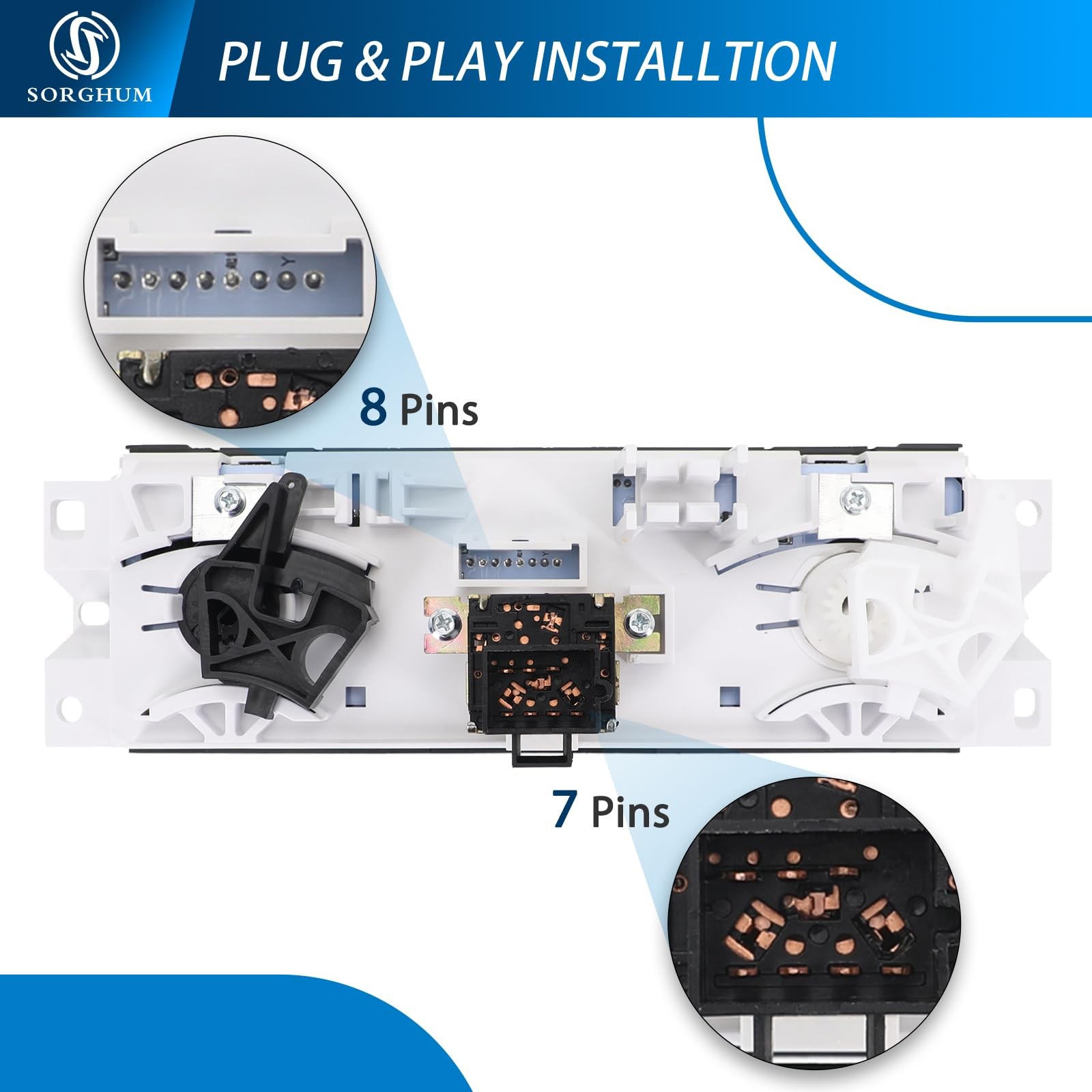 Sorghum Climate Control Module – A/C Control Panel Module Air Conditioning