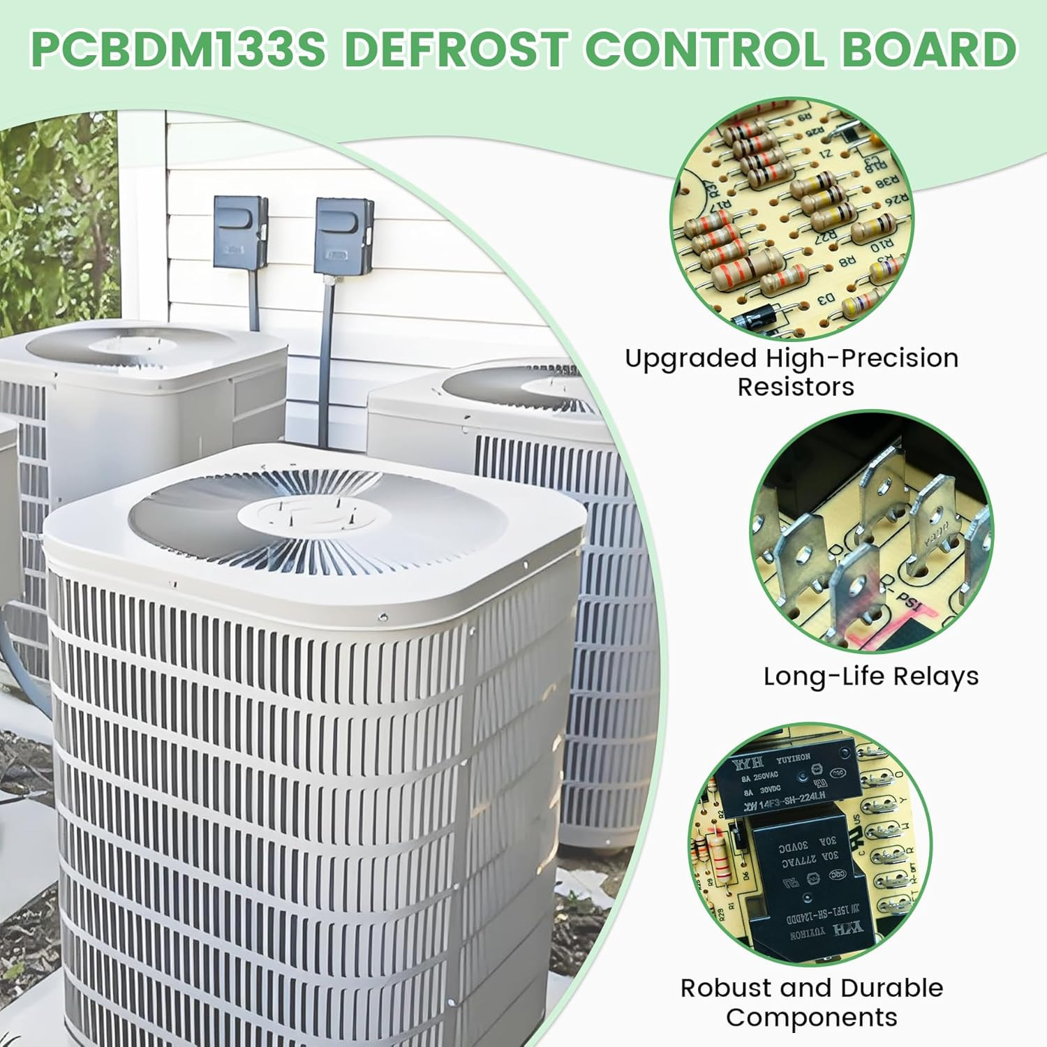 Upgrade PCBDM133S Defrost Control Board 1084-552 Goodman and Amana Furnace
