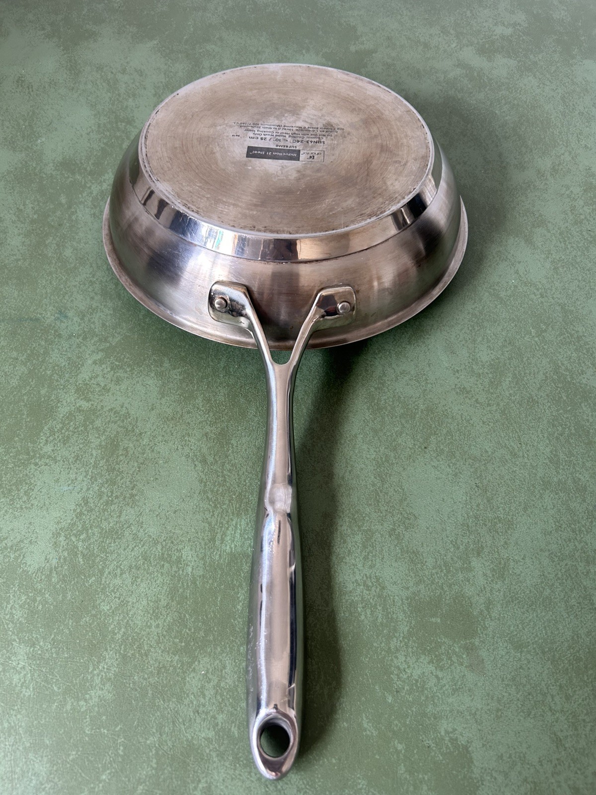 Chantal Induction 21 Steel 10-Inch Frying Pan w/ Ceramic Coating