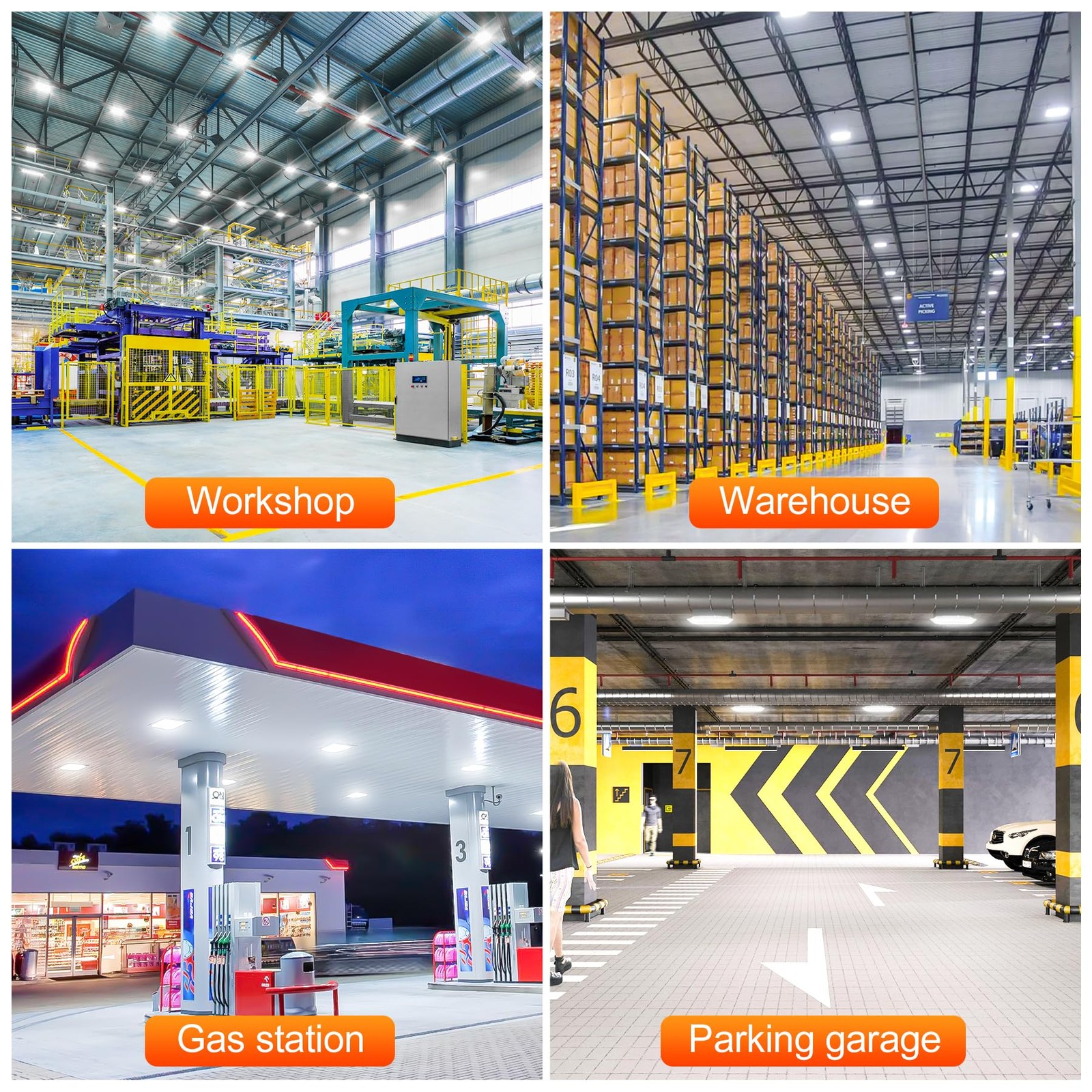 LED Canopy Light 150W TUNABLE CCT 3000K/4000K/5000K Gas Station Light 100-277VAC