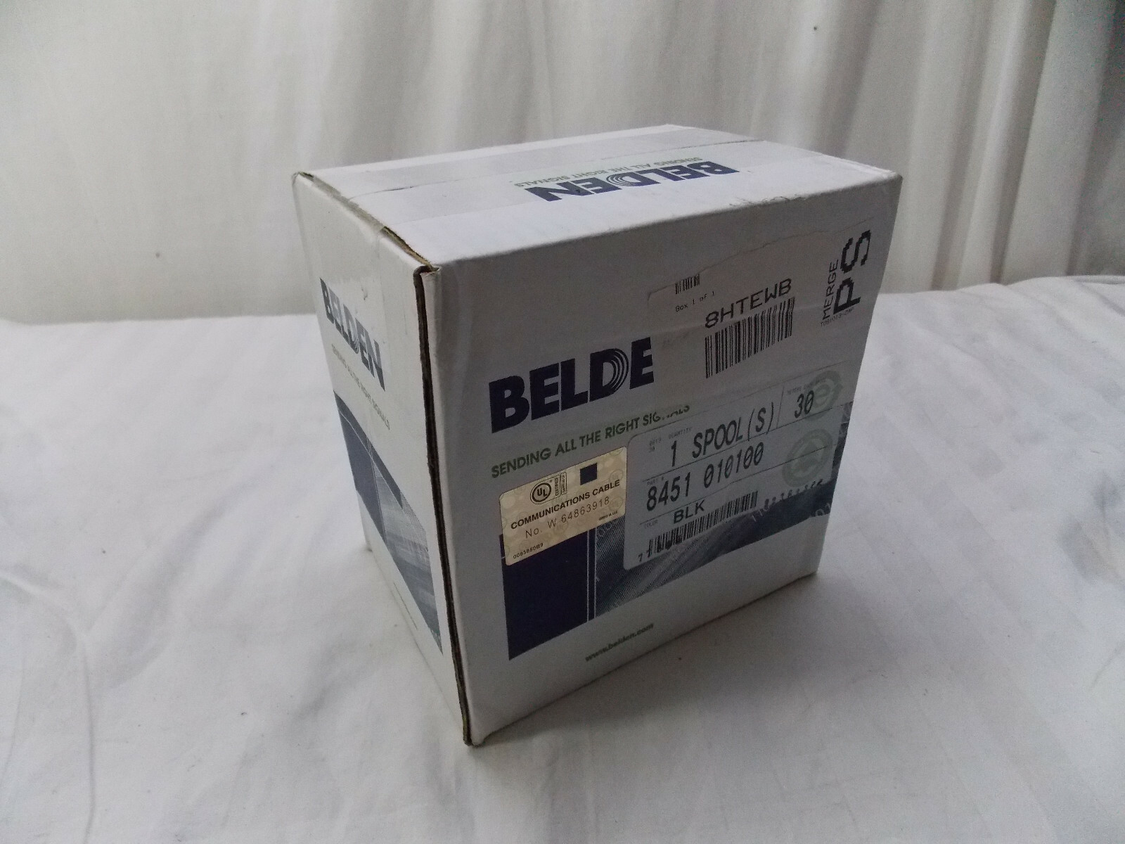 Belden 8451 Shielded Audio Cable, 22awg, 100 Foot Roll