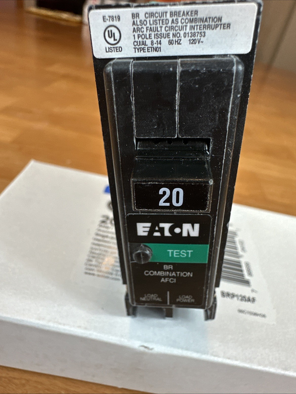 Eaton Cutler Hammer BRP120AF Combination AFCI 20/1 Breaker