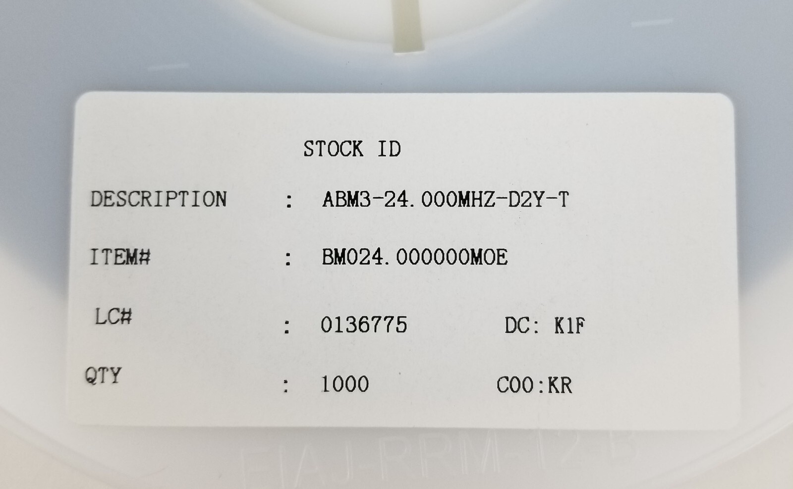 1000 ABM3-24.000MHZ-D2Y-T ABRACON Crystal 24.0Mhz 18pF 30ohm SMD SMT FREE SHIP!