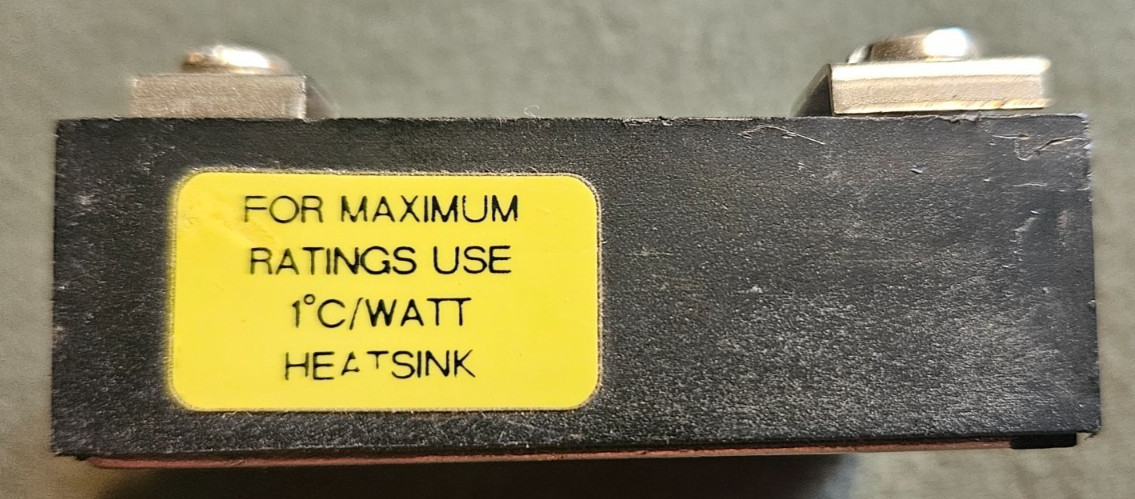IDEC RSSDN-25A Solid State Relay, 48-660VAC 25A, 4-32VDC. Probably Not Used.