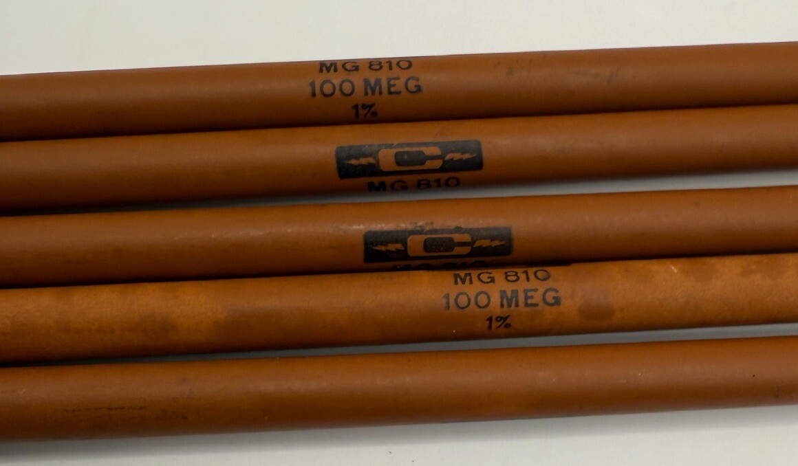 100M Caddock MG810 Precision High Voltage Resistor 100Mohm ±1% 10W Gold WireLead