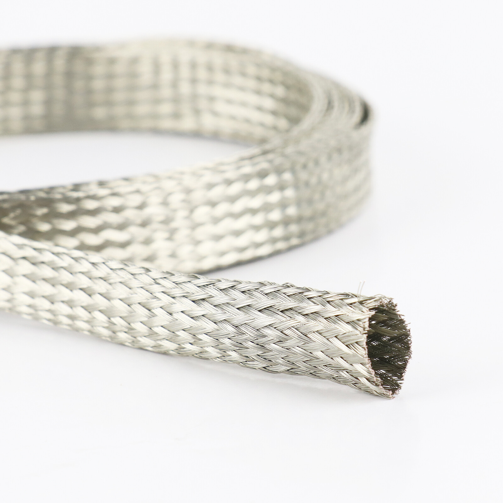 Braided Tinned Copper Hose Metal Shielding Sleeve Wire Wrap Sheath Protector Lot